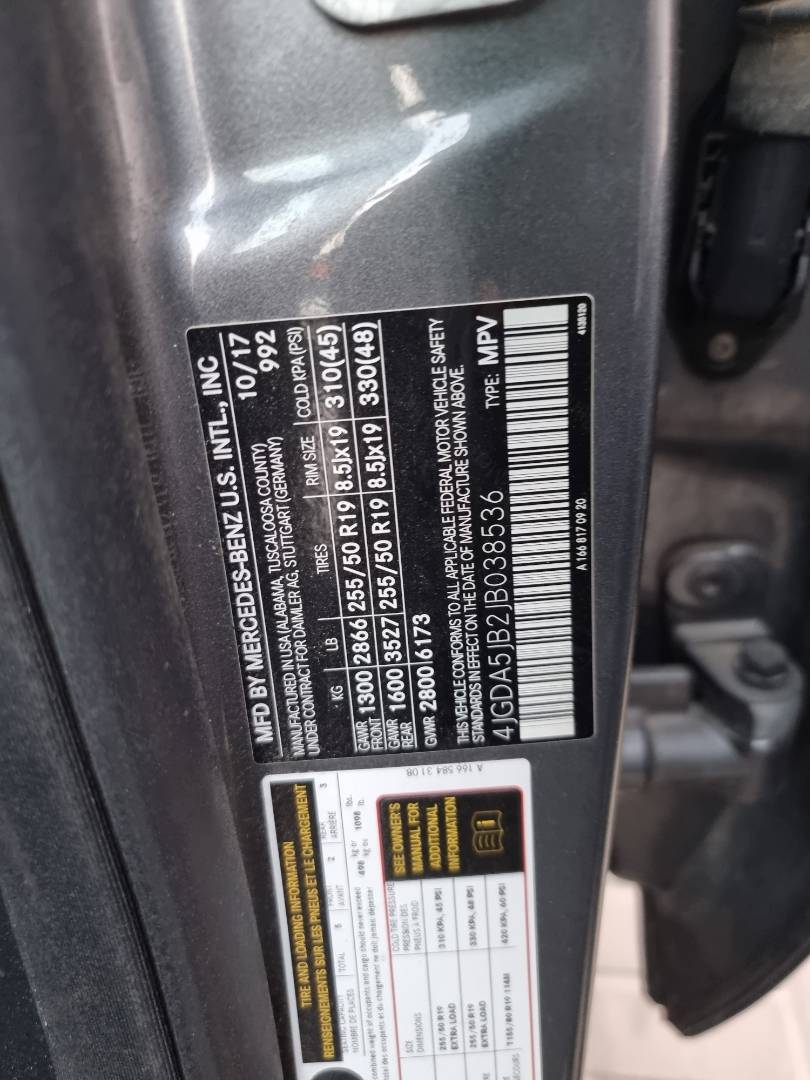 MERCEDES BENZ GLE 350 2018 - Marhaba Auction Used Cars - Image 11