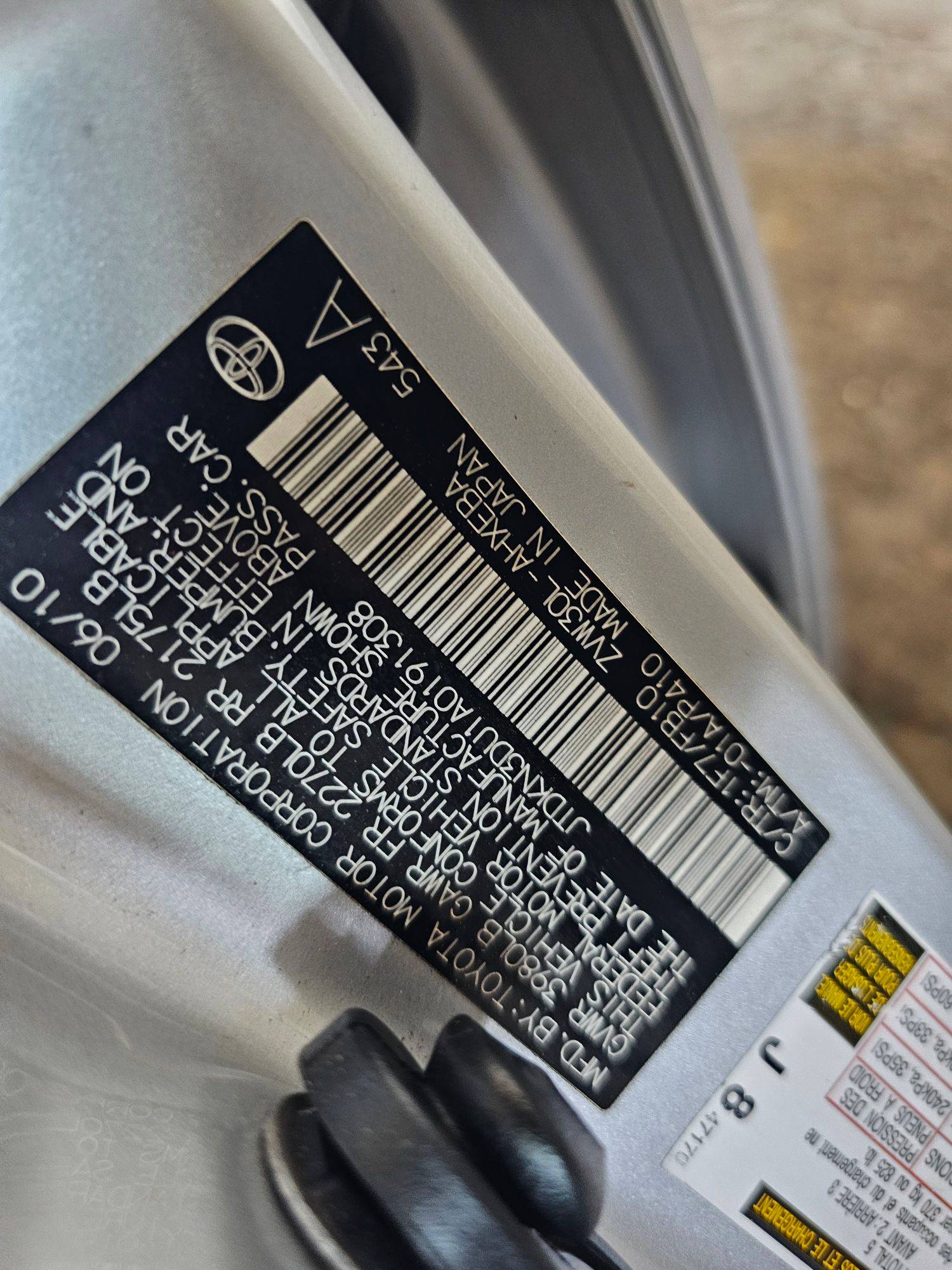 TOYOTA PRIUS 2010 - Marhaba Auction Used Cars - Image 9