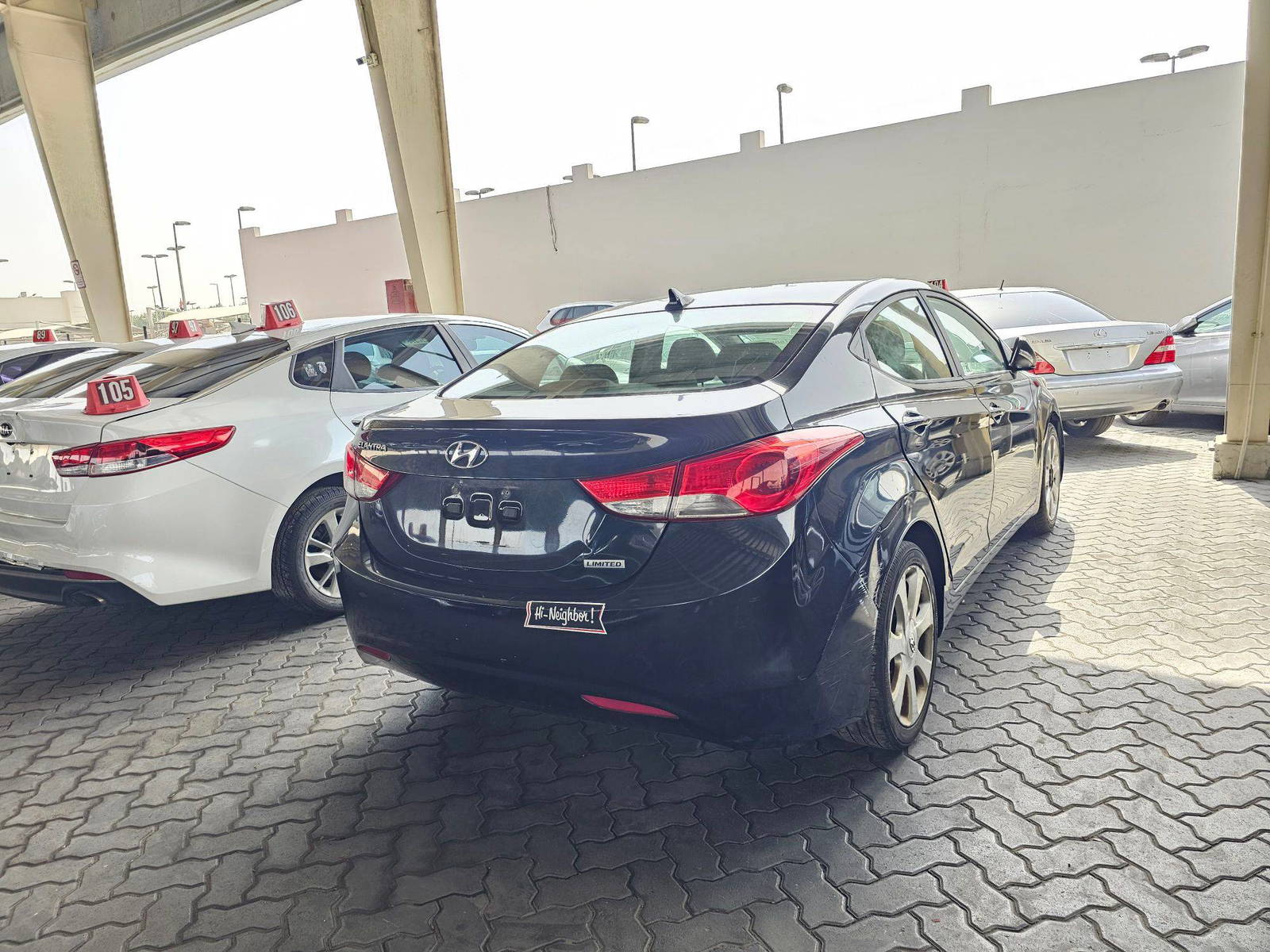2013 HYUNDAI ELANTRA — 116899 Miles — Lot E4DU574977 — Souq - Marhaba Auctions Used Cars - Image 3