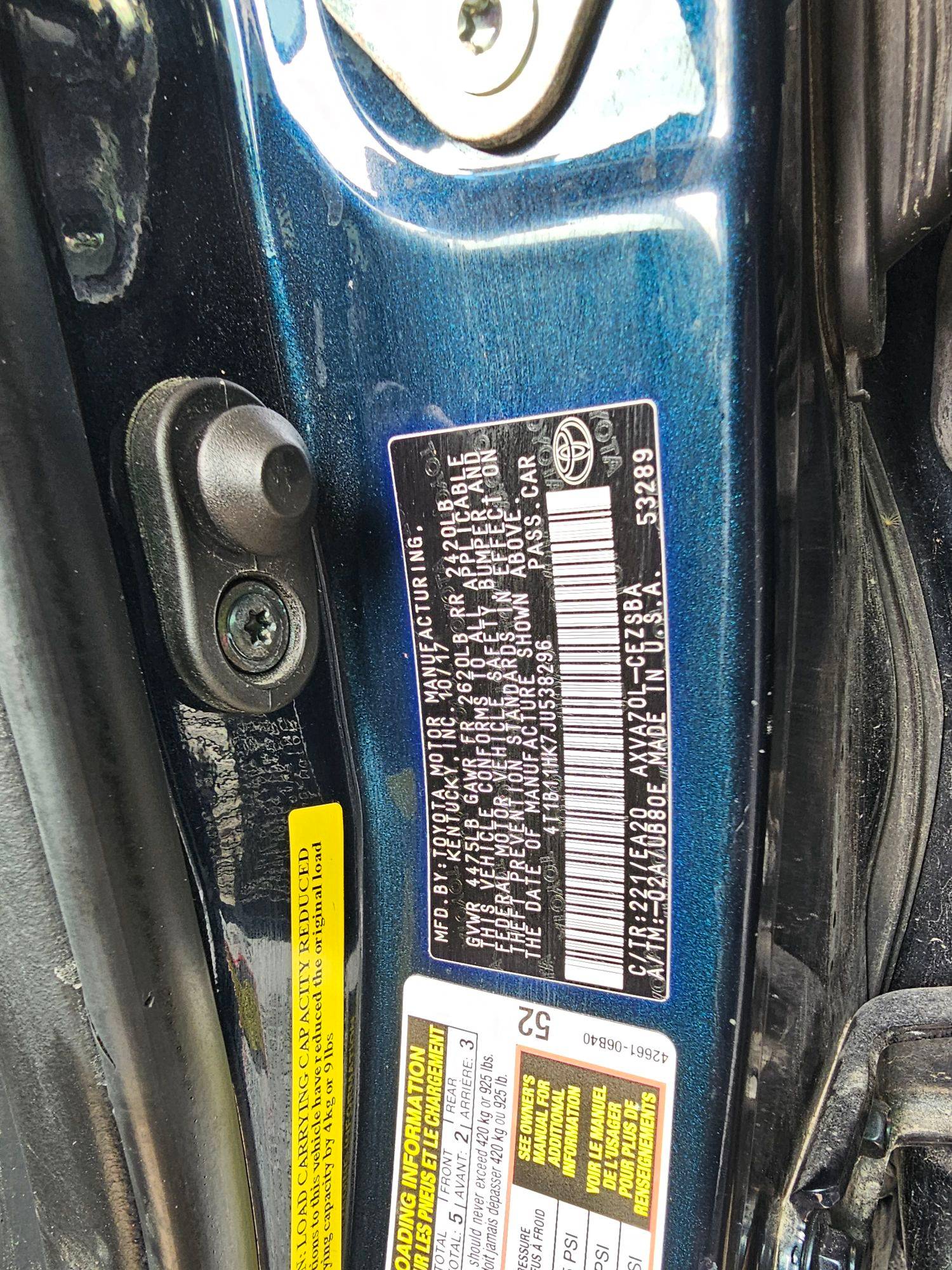 TOYOTA CAMRY 2018 - Marhaba Auction Used Cars - Image 10