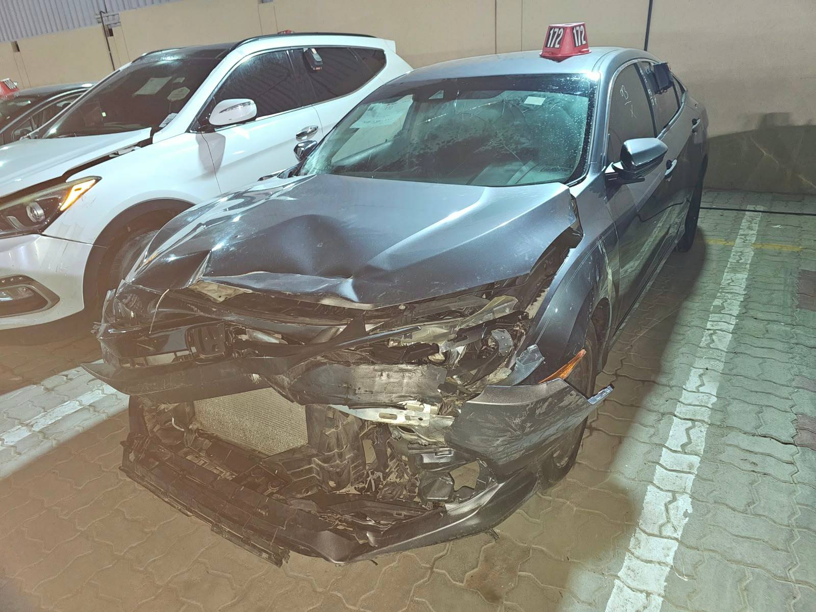 2019 HONDA CIVIC — 136 854 Miles — Lot F69KE019262 - Marhaba Auctions Used Cars - Image 3