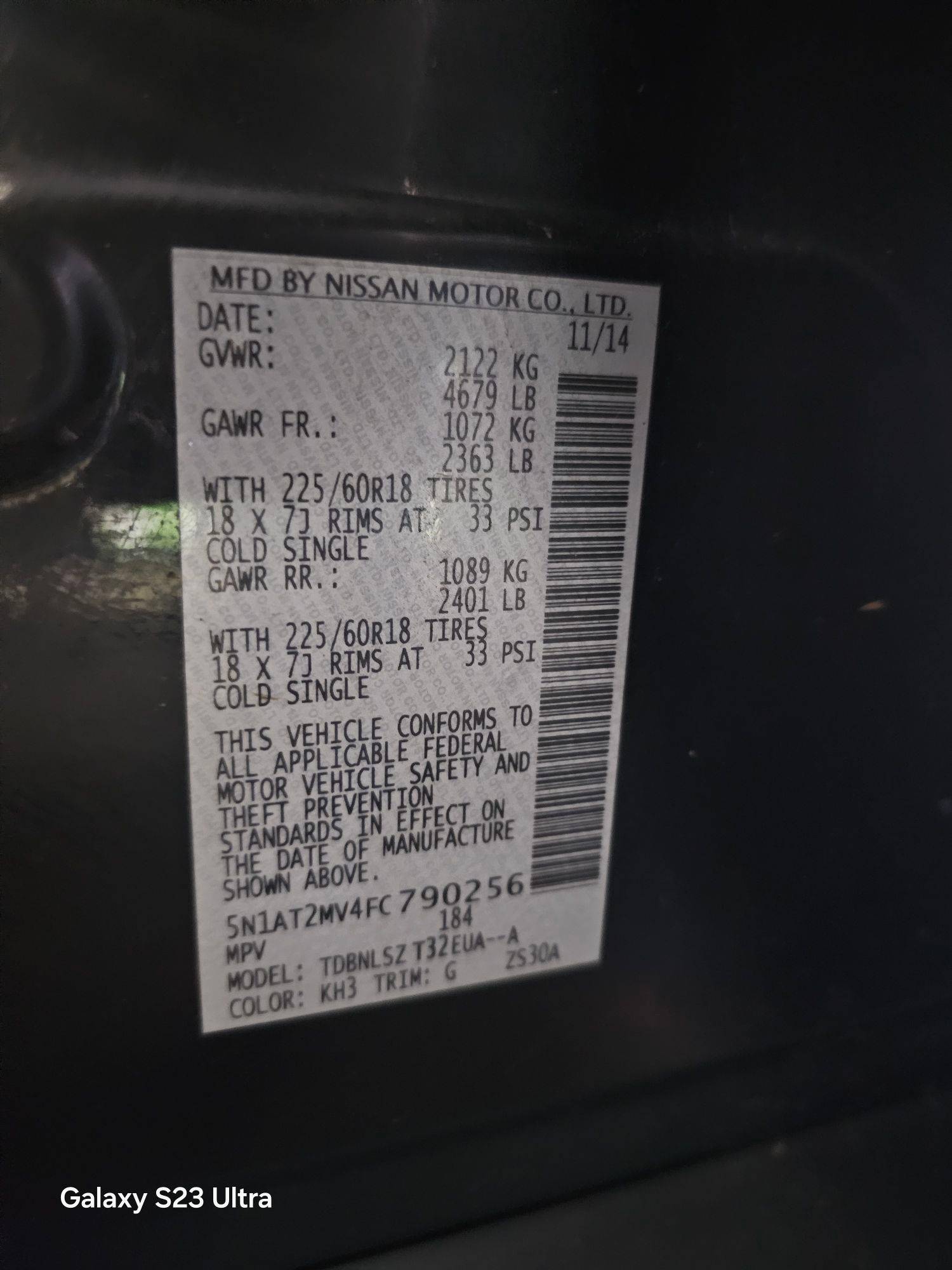 NISSAN ROGUE 2015 - Marhaba Auction Used Cars - Image 9