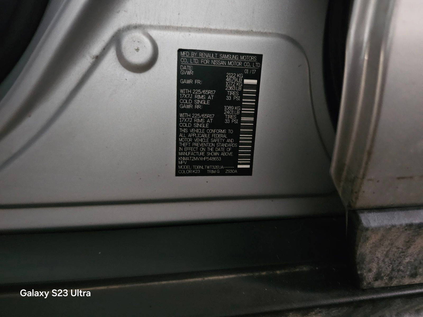 NISSAN ROGUE 2017 - Marhaba Auction Used Cars - Image 10