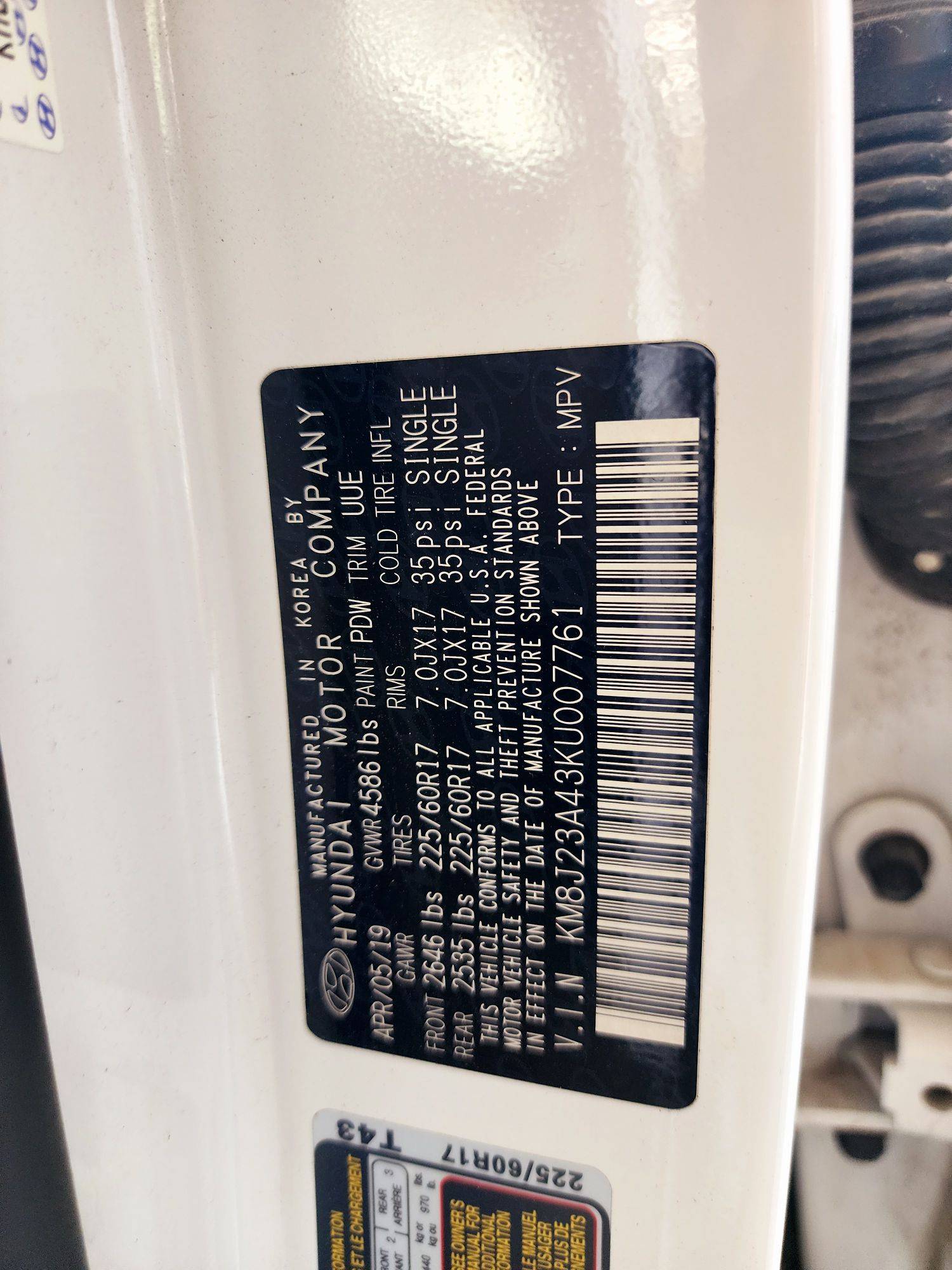 HYUNDAI TUCSON 2019 - Marhaba Auction Used Cars - Image 9