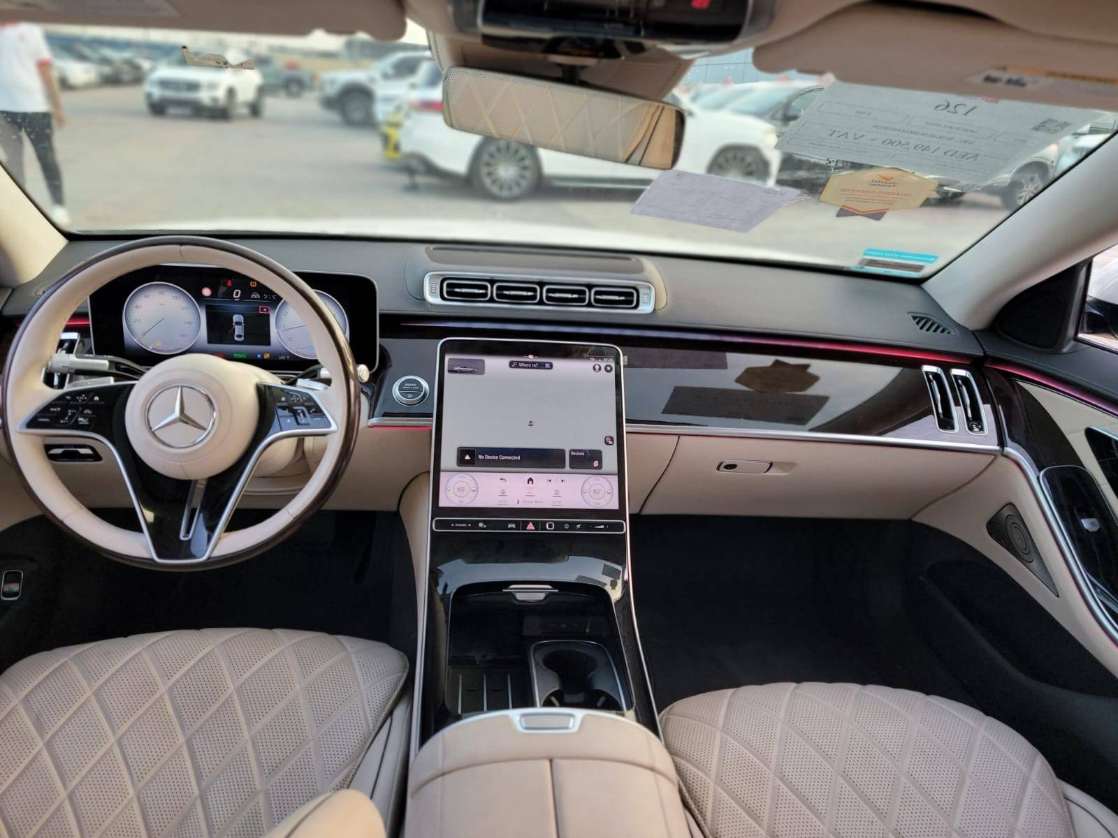 MERCEDES BENZ S 580 2021 - Marhaba Auction Used Cars - Image 10