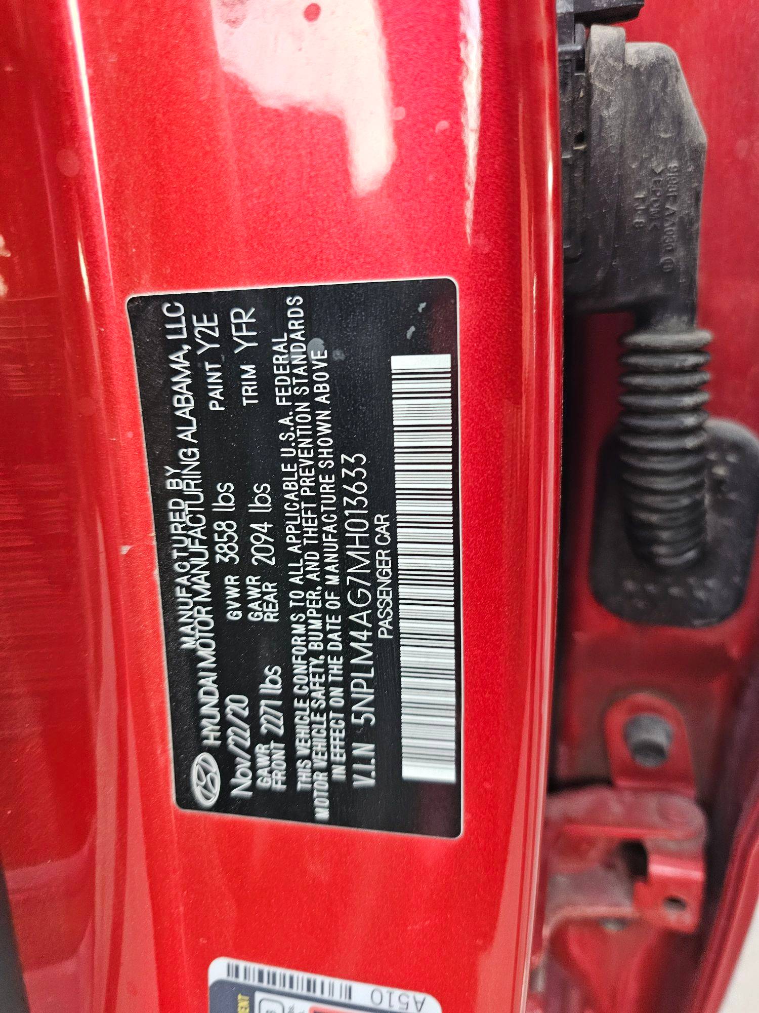 HYUNDAI ELANTRA 2021 - Marhaba Auction Used Cars - Image 9