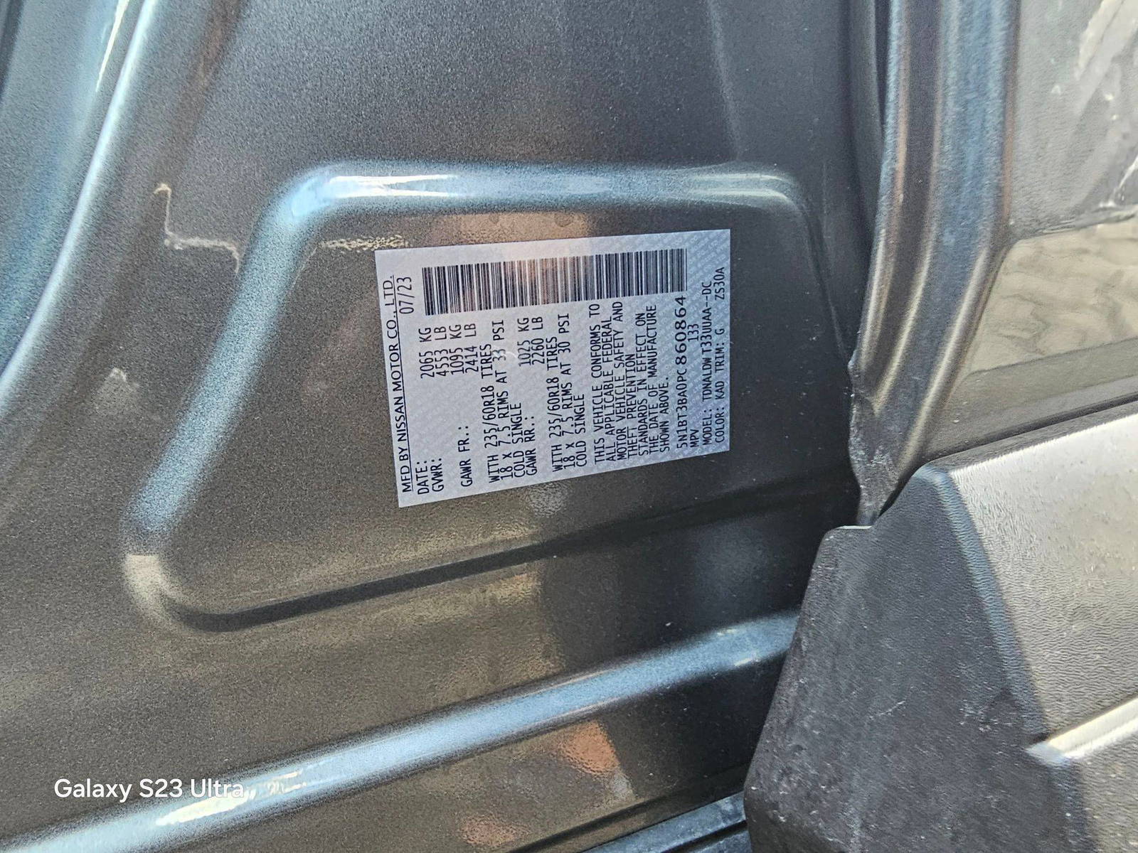 NISSAN ROGUE 2023 - Marhaba Auction Used Cars - Image 9