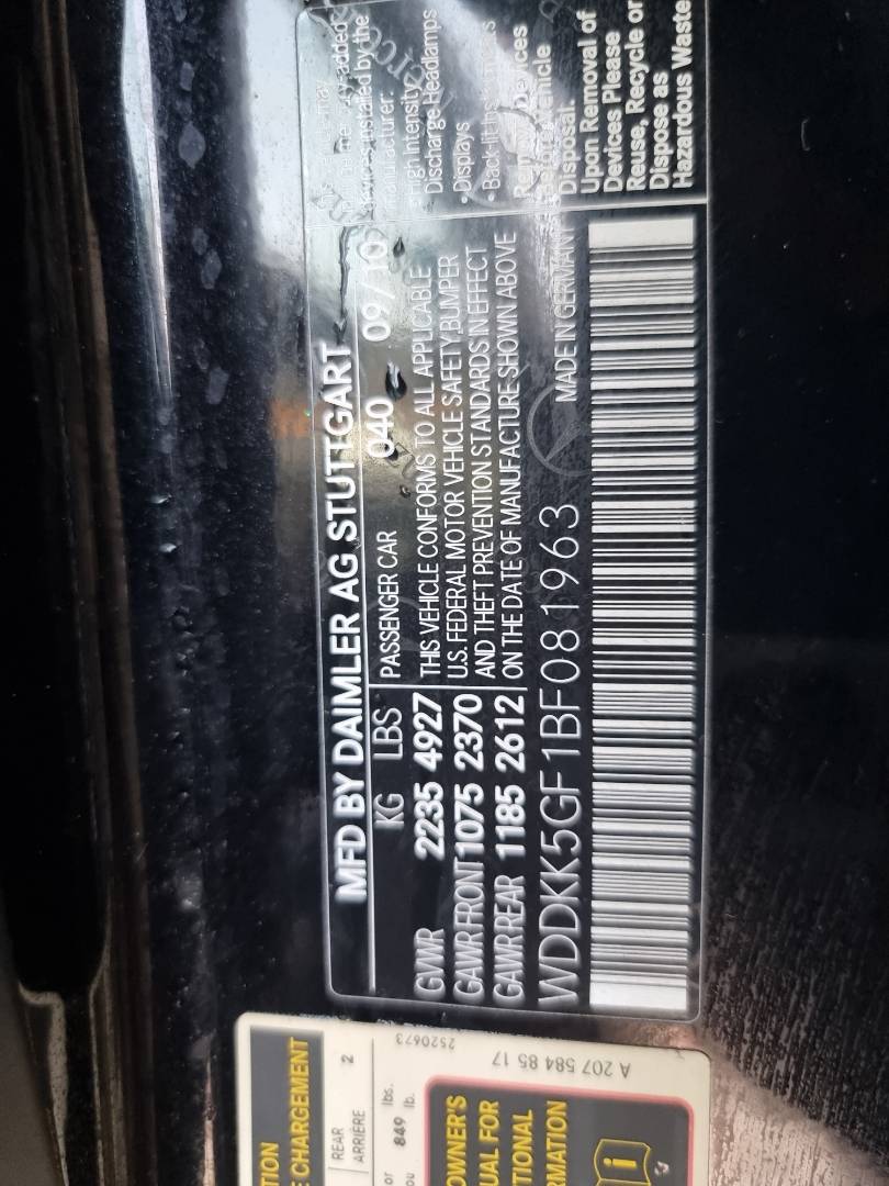 2011 MERCEDES BENZ E 350 — 138686 Miles — Lot 125487 — Ind. 12 - Marhaba Auctions Used Cars - Image 8