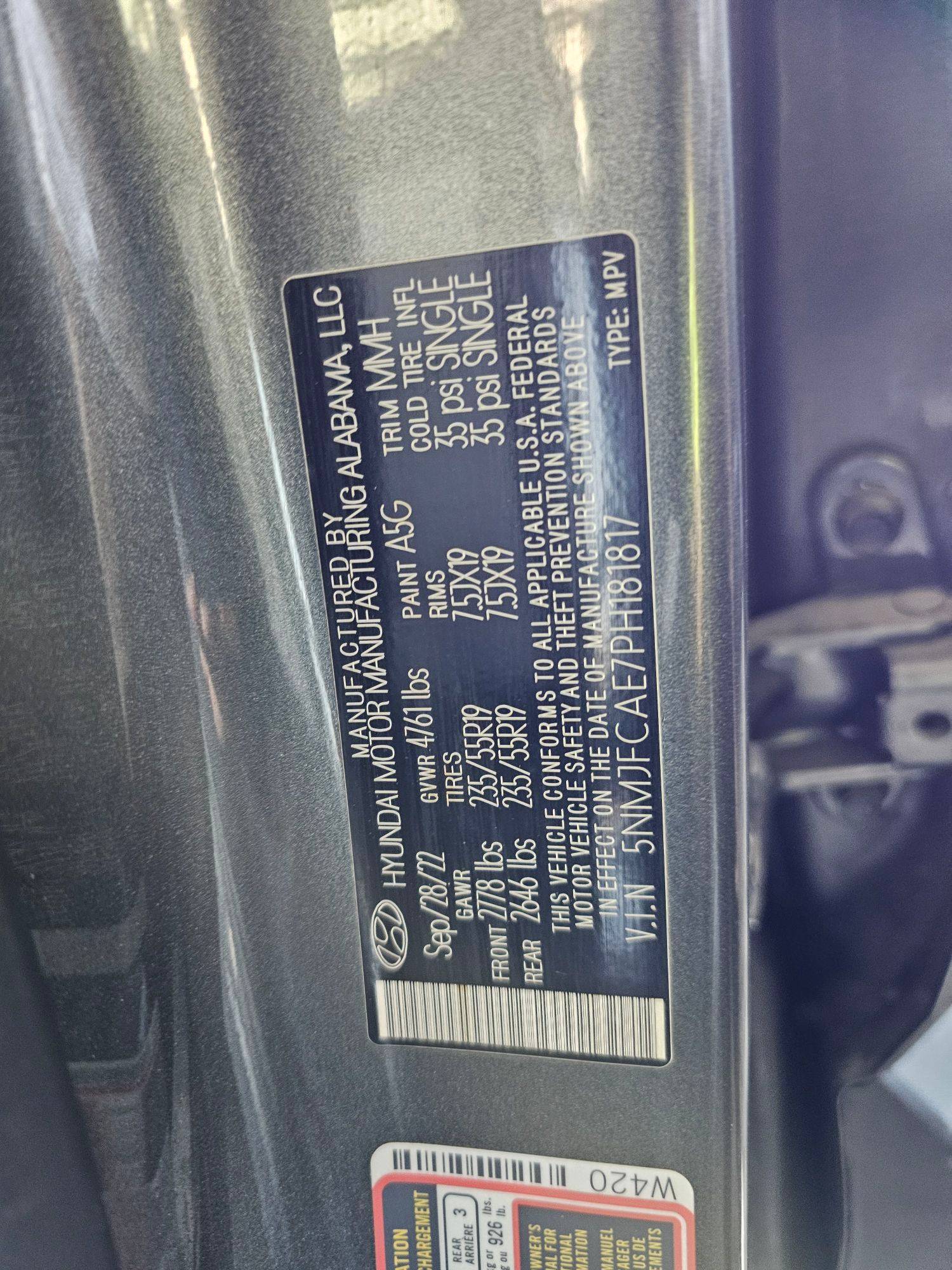 HYUNDAI TUCSON 2023 - Marhaba Auction Used Cars - Image 10