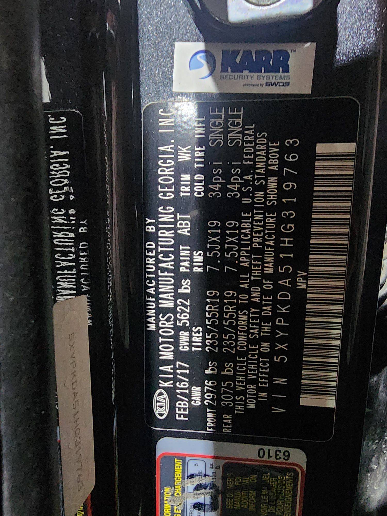 KIA SORENTO 2017 - Marhaba Auction Used Cars - Image 11