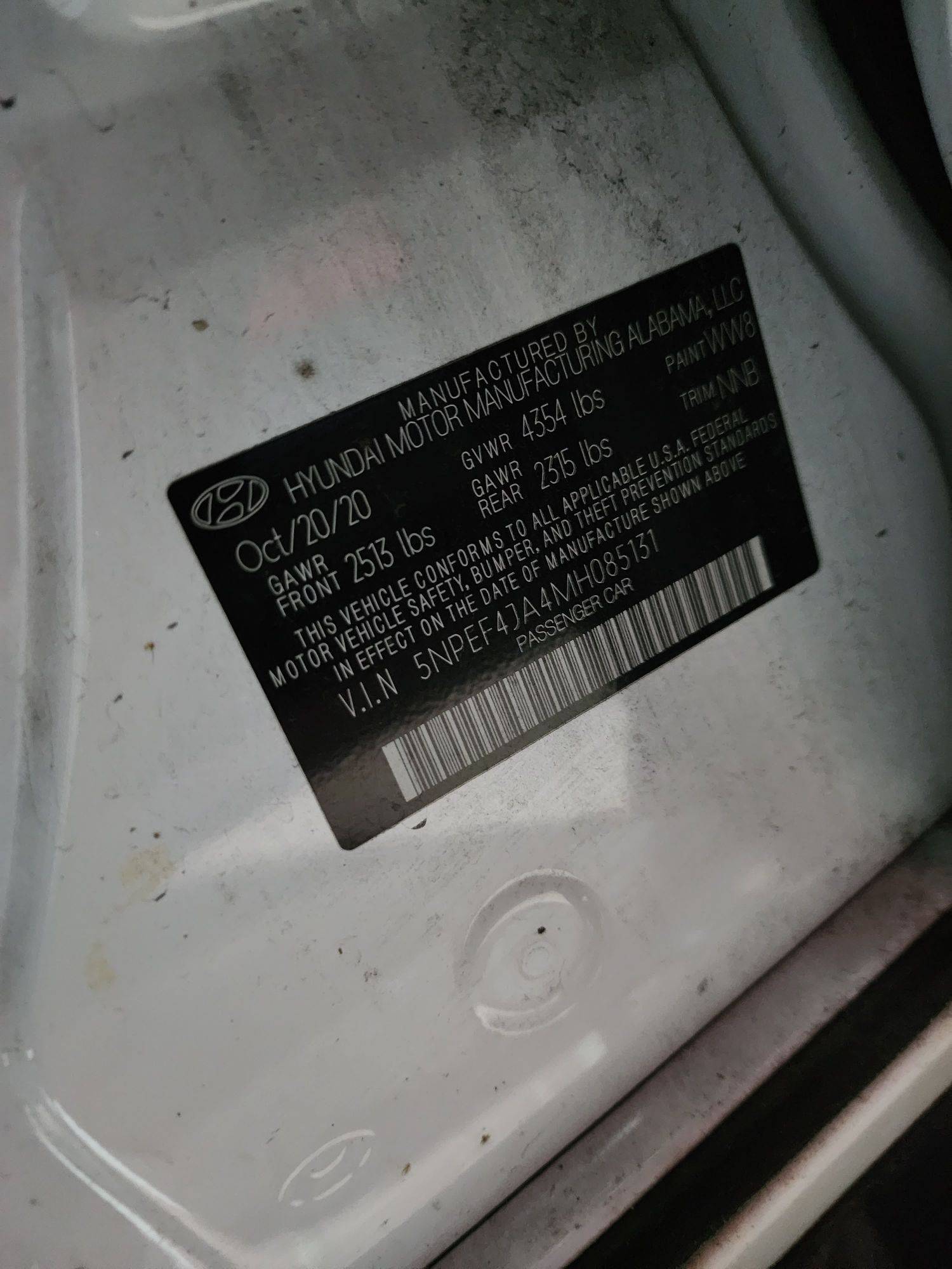 HYUNDAI SONATA 2021 - Marhaba Auction Used Cars - Image 11