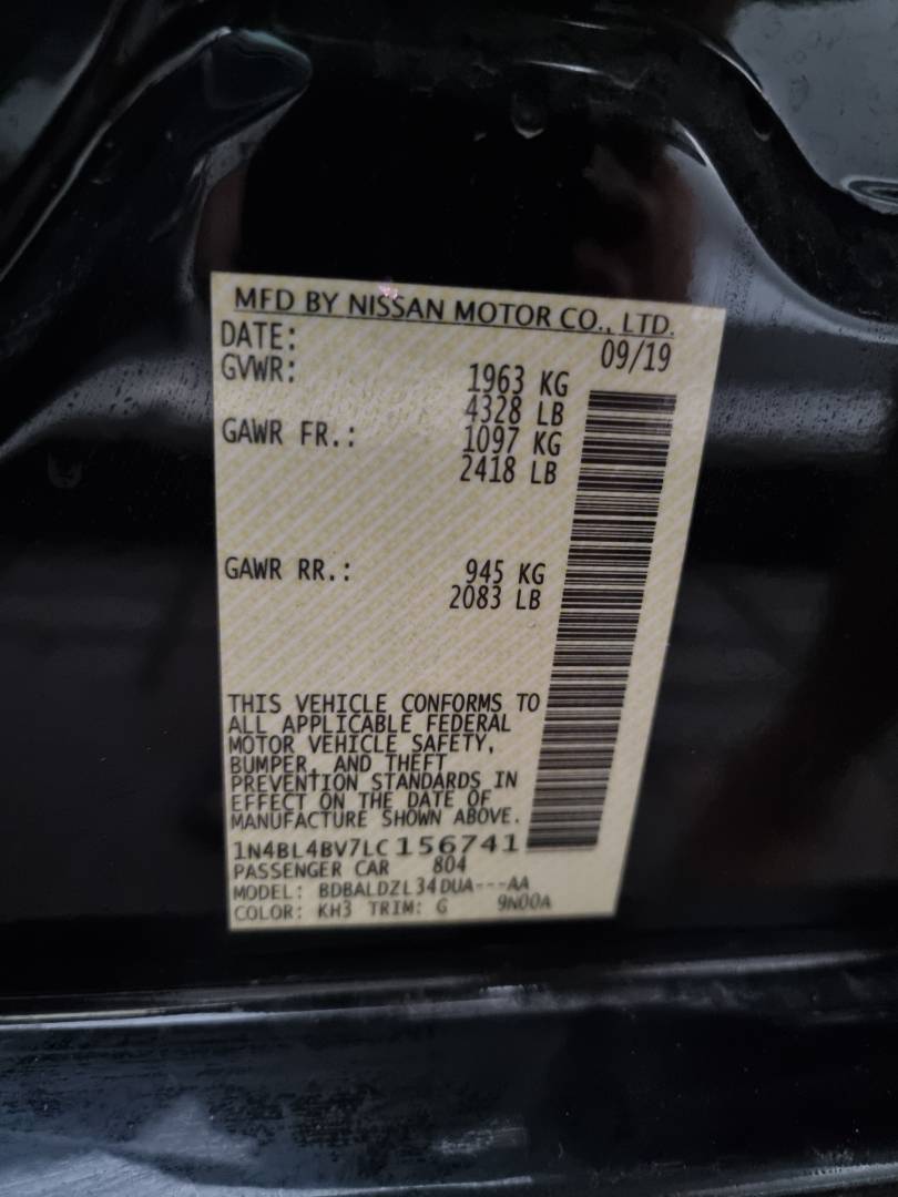 NISSAN ALTIMA 2020 - Marhaba Auction Used Cars - Image 8