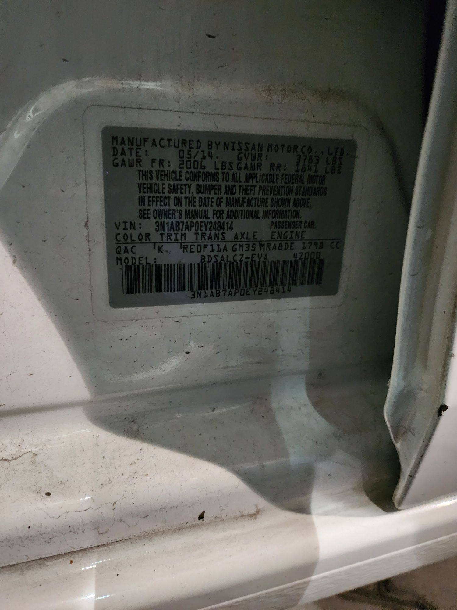 2014 NISSAN SENTRA — 163366 Miles — Lot 71092293 - Marhaba Auctions Used Cars - Image 9