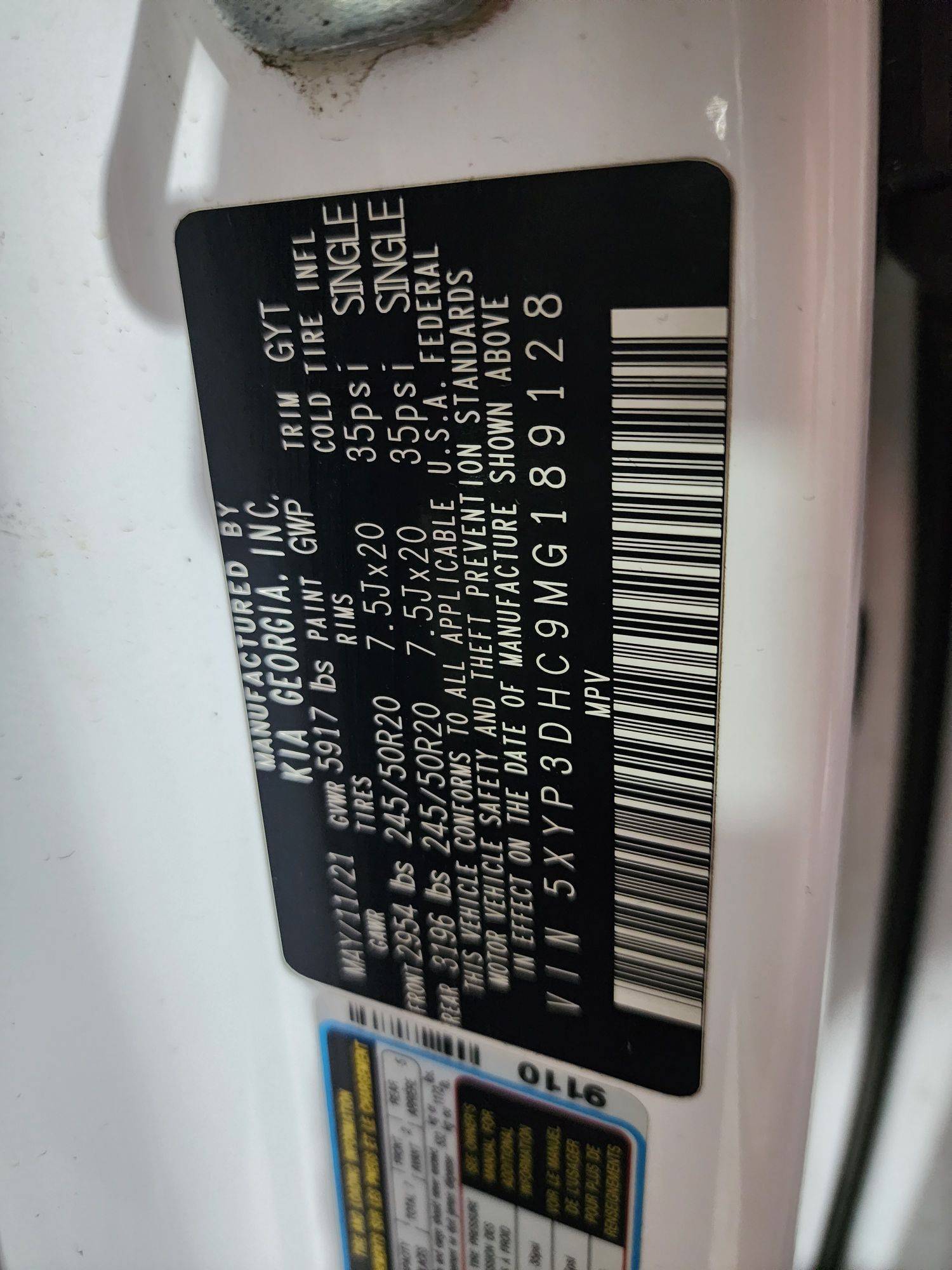 KIA TELLURIDE 2021 - Marhaba Auction Used Cars - Image 11