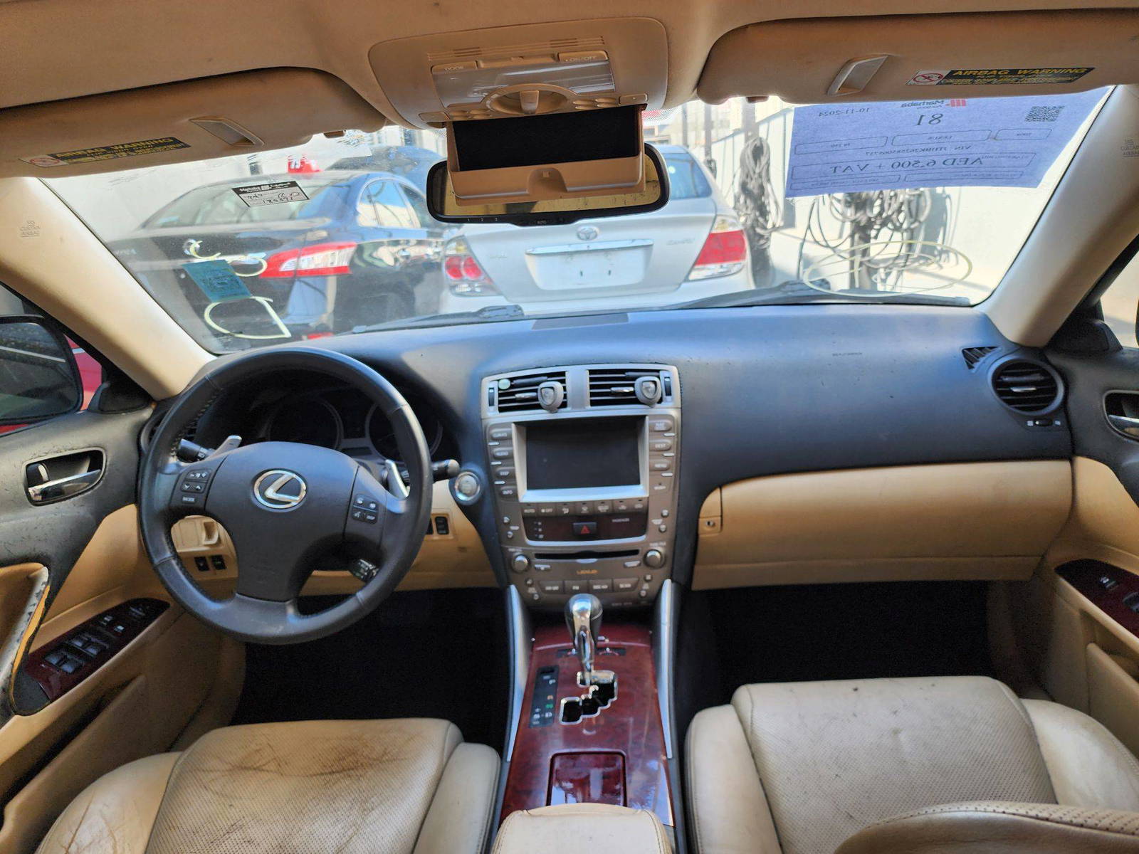 2008 LEXUS IS 250 — 180391 Miles — Lot 65043534 — Al Quoz - Marhaba Auctions Used Cars - Image 8