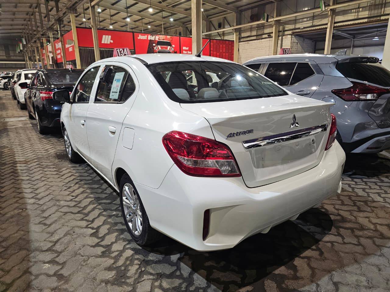 2023 MITSUBISHI ATTRAGE — sold — 77915 KM — Lot 3PH000771 — Main - Marhaba Auctions Used Cars - Image 3