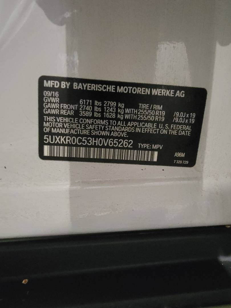 BMW X5 XDRIVE35I 2017 - Marhaba Auction Used Cars - Image 10