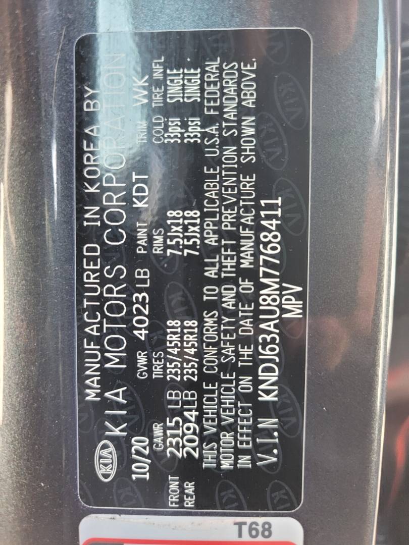 2021 KIA SOUL — 46528 Miles — Lot 7768411 — Main - Marhaba Auctions Used Cars - Image 10