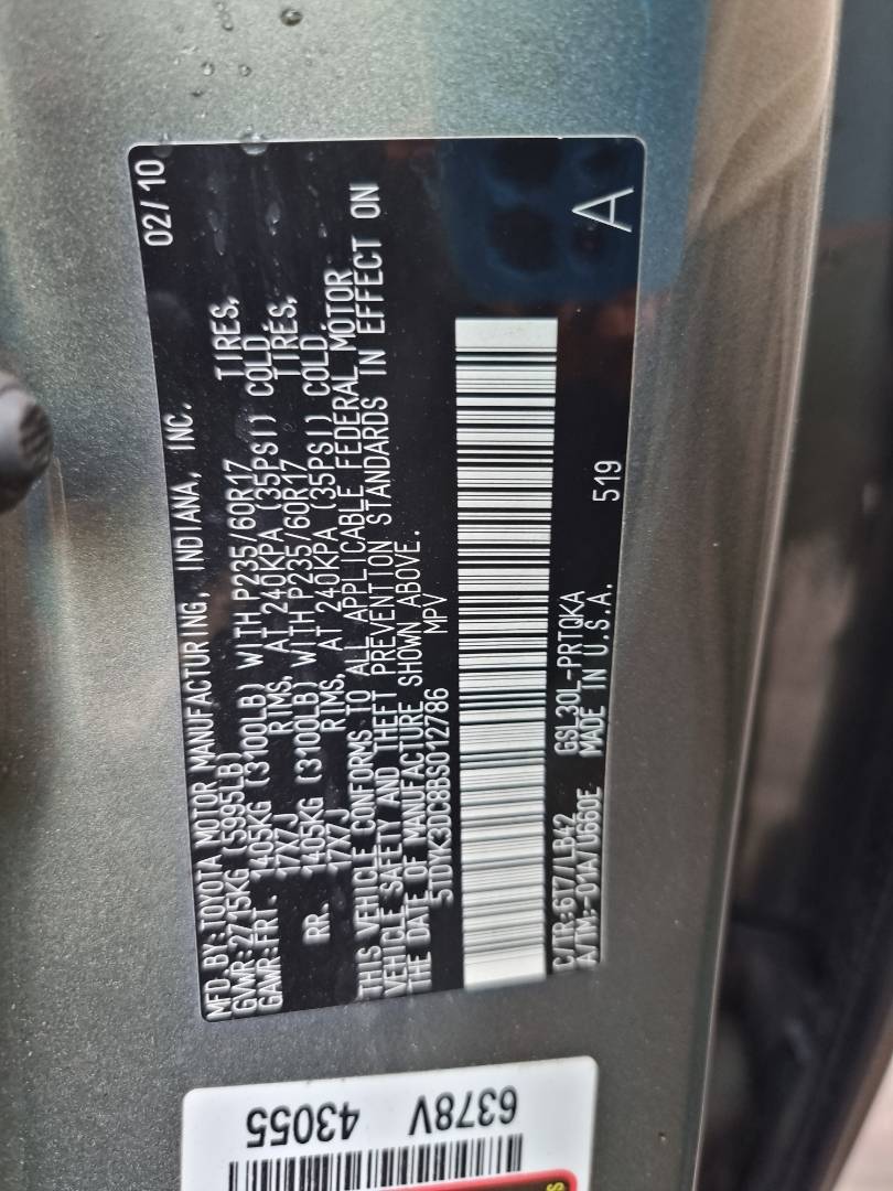 TOYOTA SIENNA 2011 - Marhaba Auction Used Cars - Image 9