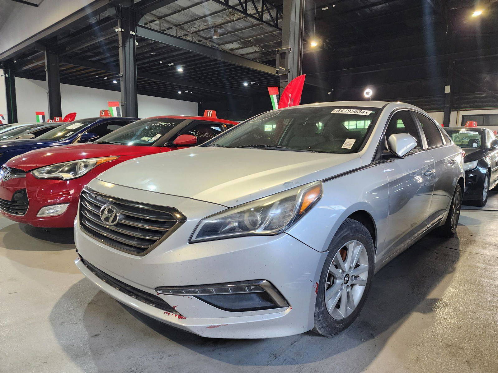 2015 HYUNDAI SONATA — 141320 Miles — Lot 120410 — Al Quoz - Marhaba Auctions Used Cars - Image 3