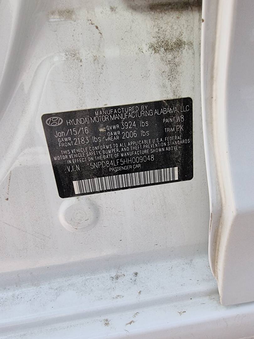 2017 HYUNDAI ELANTRA — 67113 Miles — Lot HH009048 - Marhaba Auctions Used Cars - Image 8