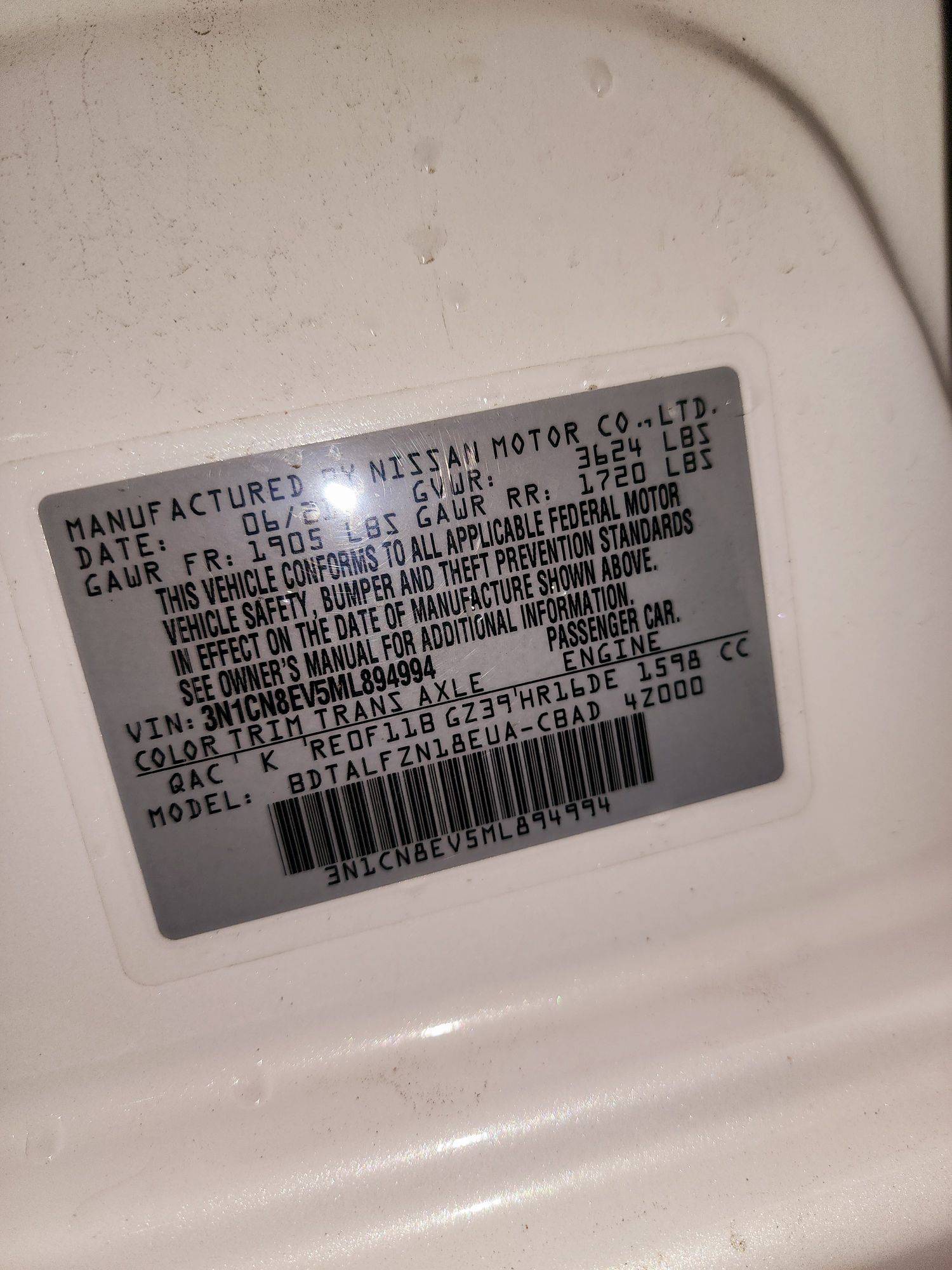 2021 NISSAN VERSA — 49591 Miles — Lot N8EV5ML894994 — Souq - Marhaba Auctions Used Cars - Image 9