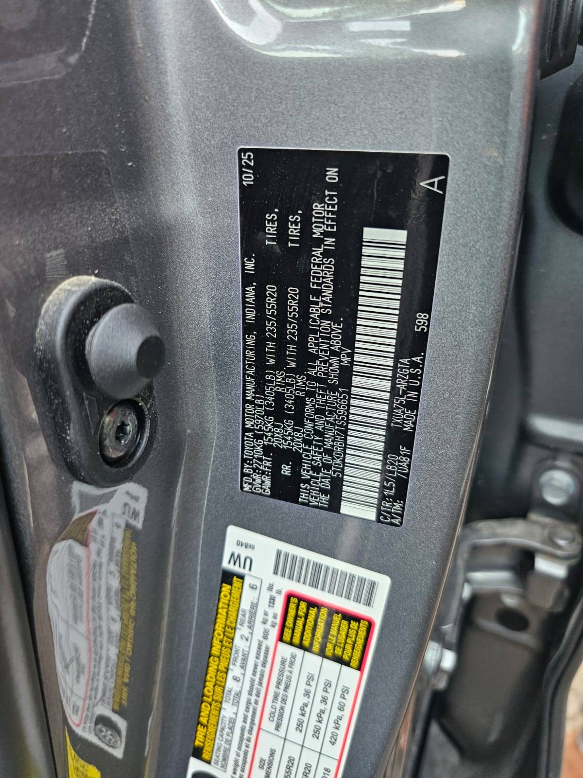 TOYOTA GRAND HIGHLANDER XLE 2026 - Marhaba Auction Used Cars - Image 9