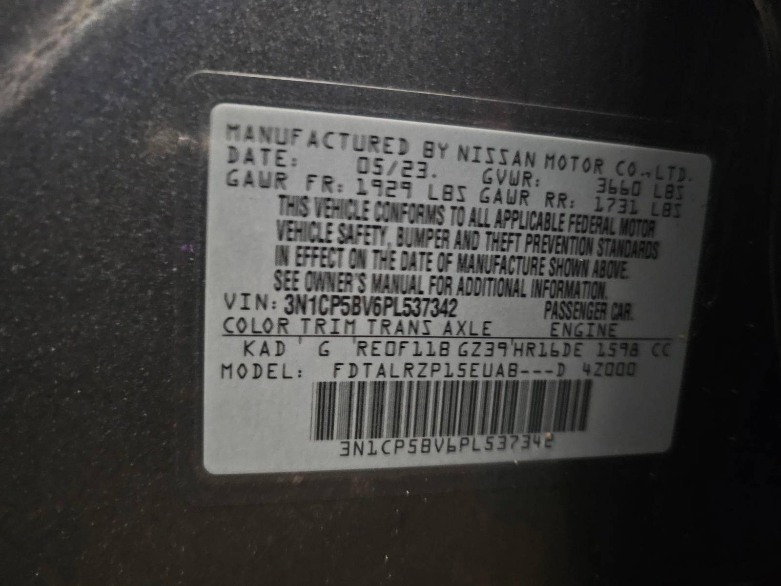 NISSAN KICKS 2023 - Marhaba Auction Used Cars - Image 10