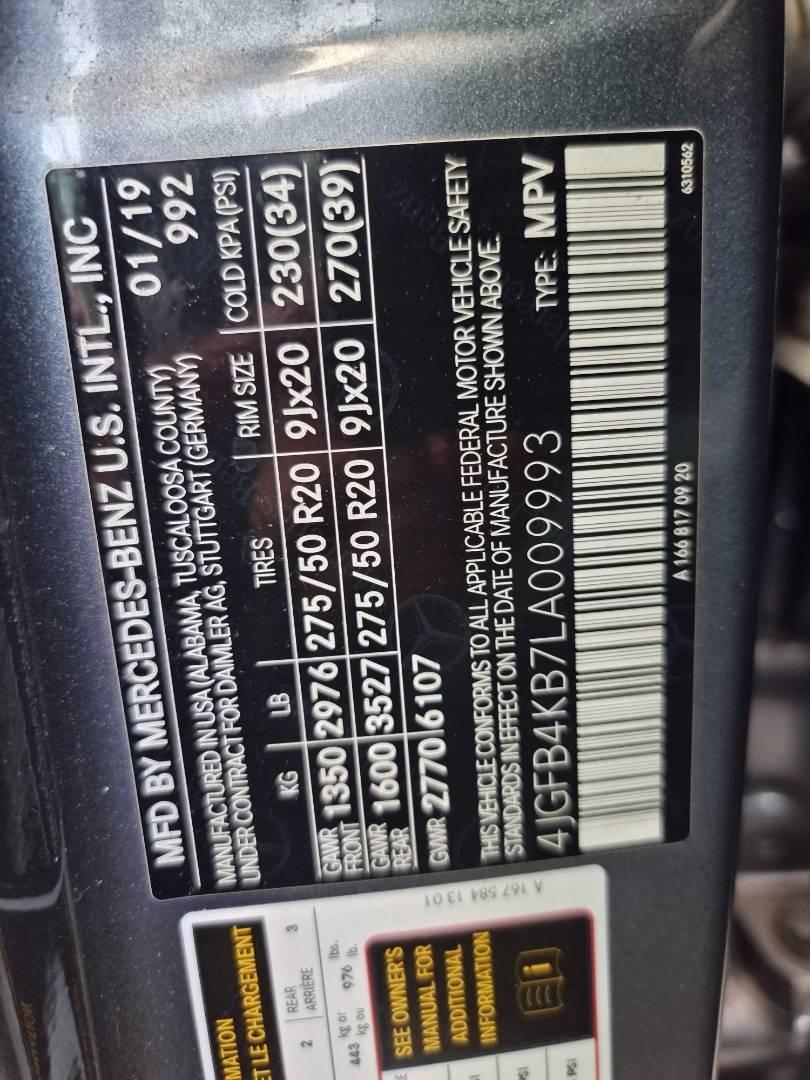 MERCEDES BENZ GLE 350 2020 - Marhaba Auction Used Cars - Image 8