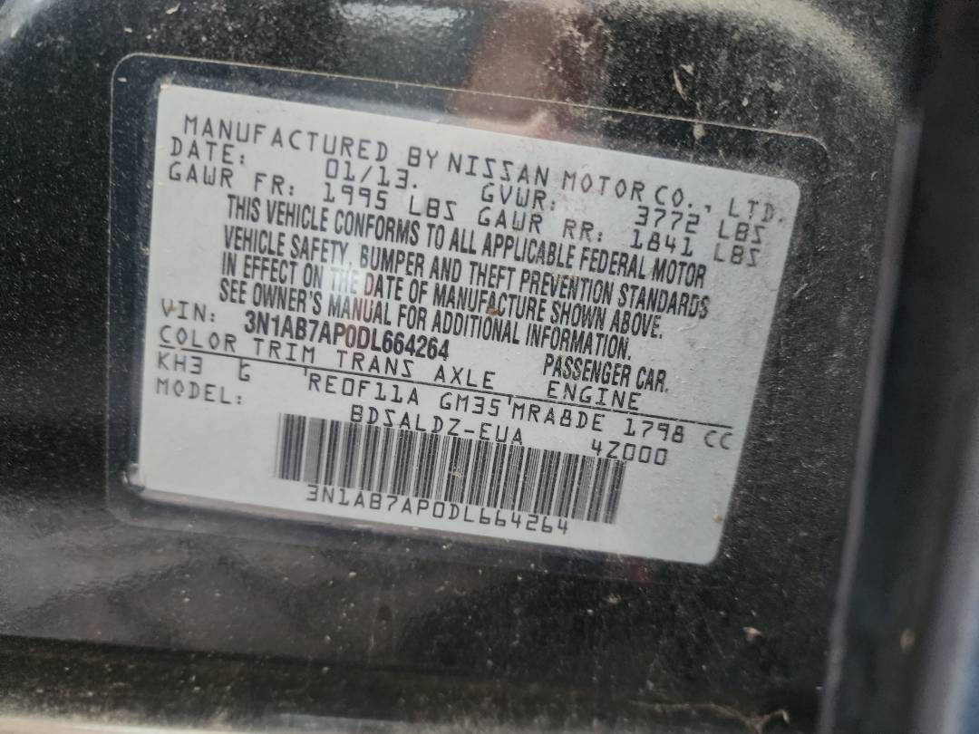 2013 NISSAN SENTRA — 91712 Miles — Lot 39871744 - Marhaba Auctions Used Cars - Image 4