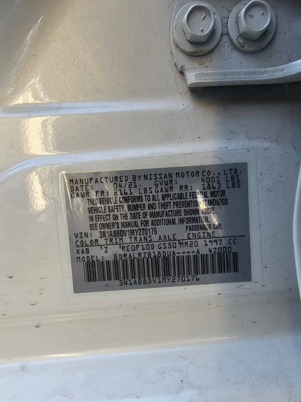NISSAN SENTRA 2021 - Marhaba Auction Used Cars - Image 10