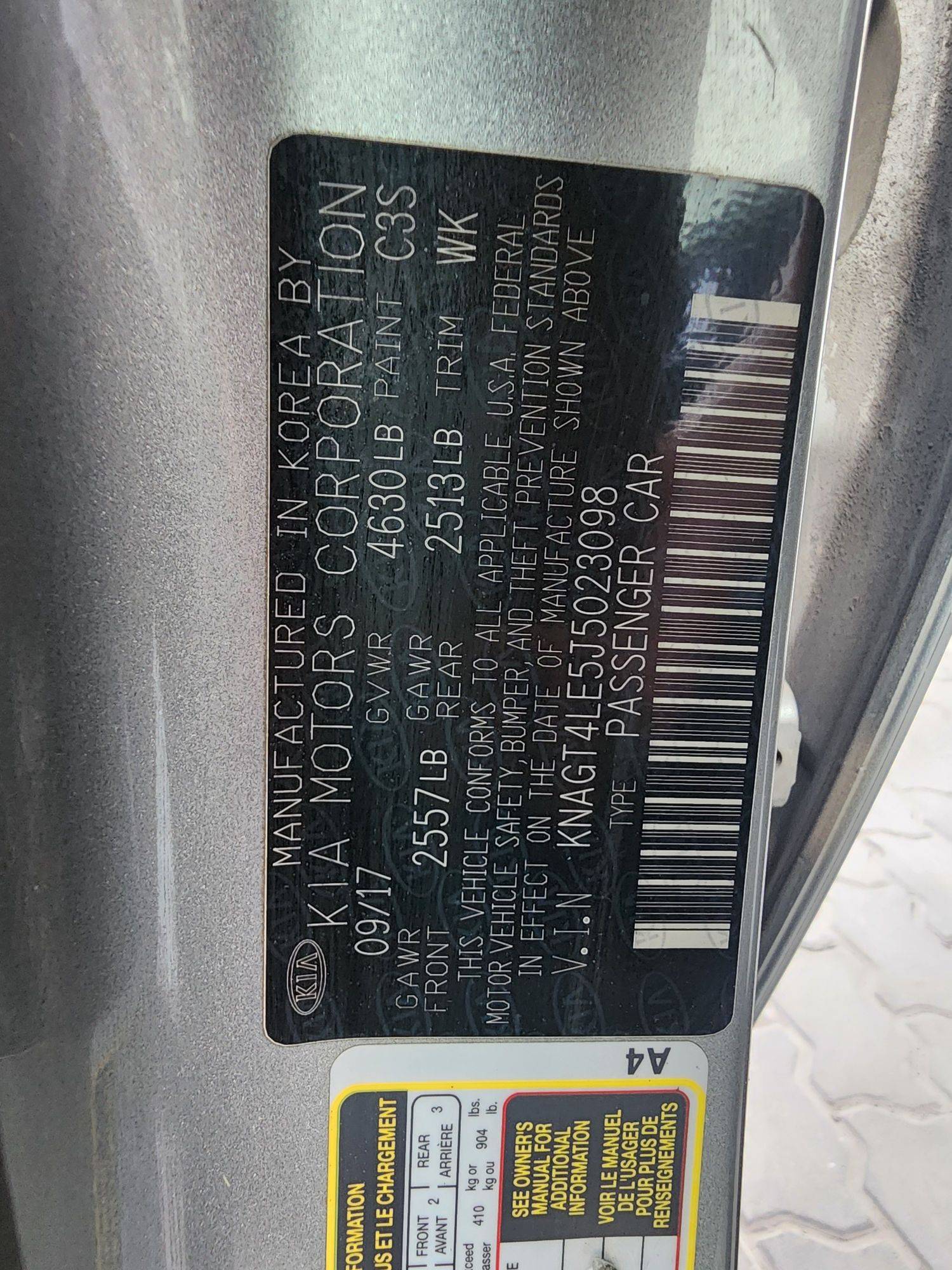 KIA OPTIMA 2018 - Marhaba Auction Used Cars - Image 10