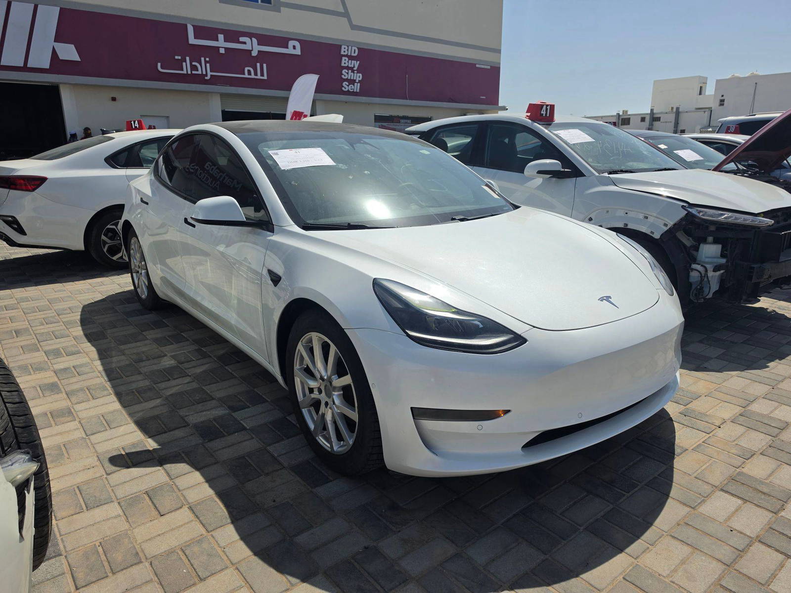 2021 TESLA MODEL 3 — 60343 KM — Lot 51440935 - Marhaba Auctions Used Cars - Image 4