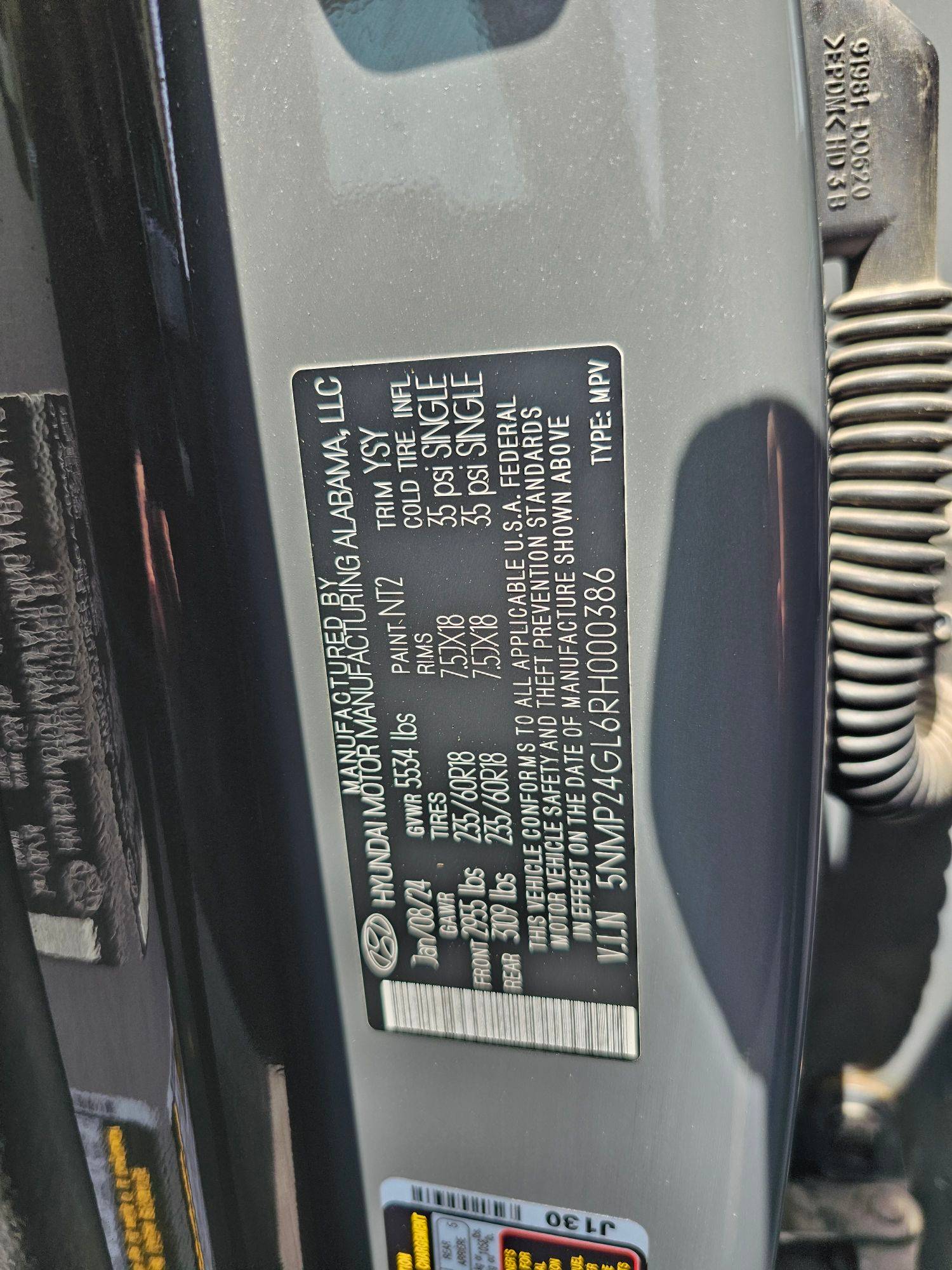 HYUNDAI SANTA FE 2024 - Marhaba Auction Used Cars - Image 6