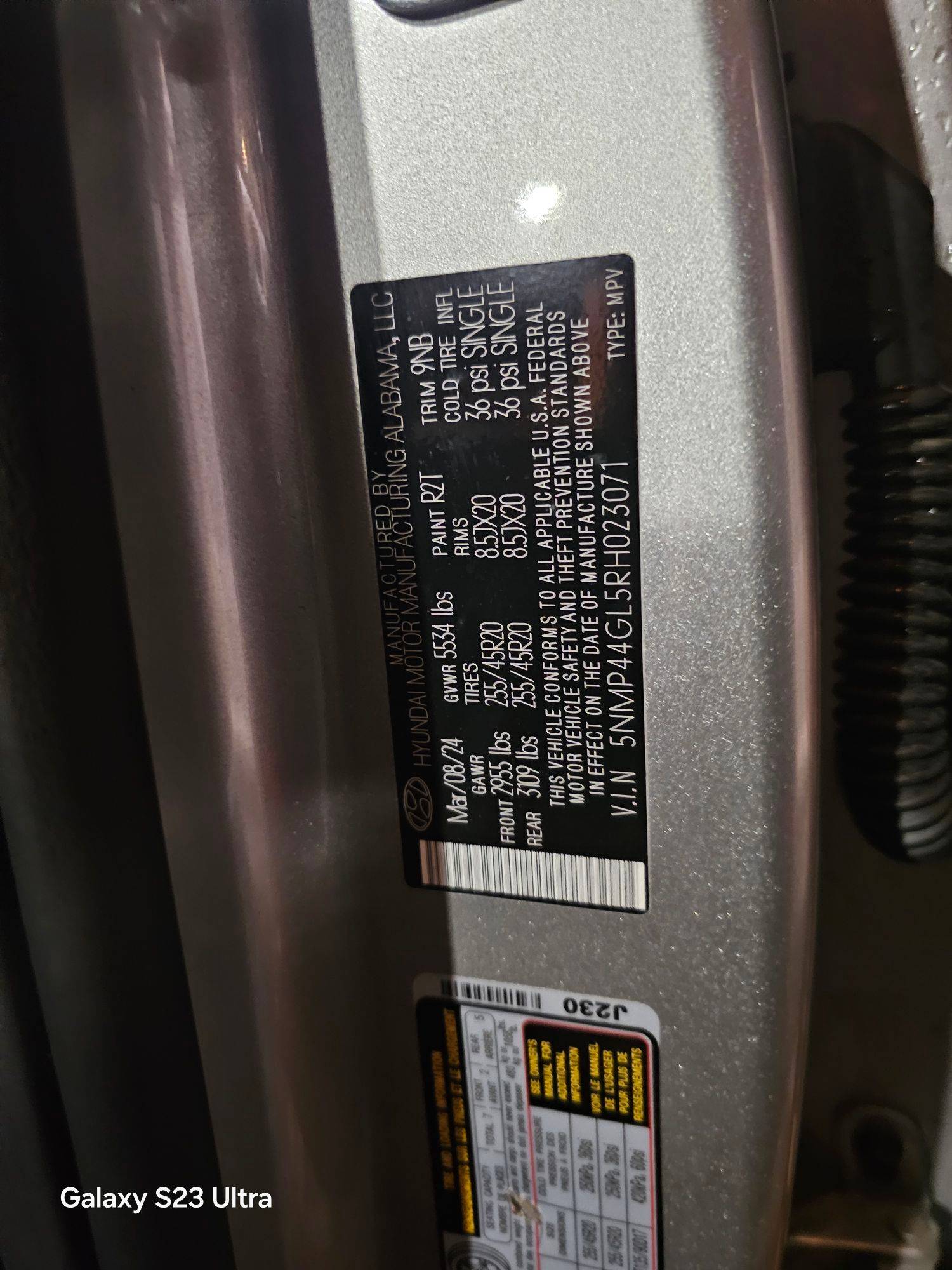 HYUNDAI SANTA FE 2024 - Marhaba Auction Used Cars - Image 10