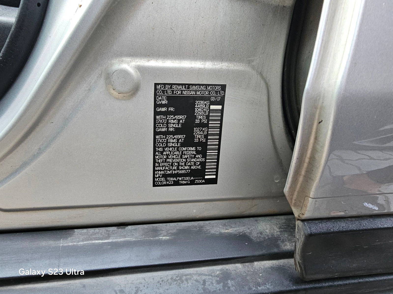 NISSAN ROGUE 2017 - Marhaba Auction Used Cars - Image 10