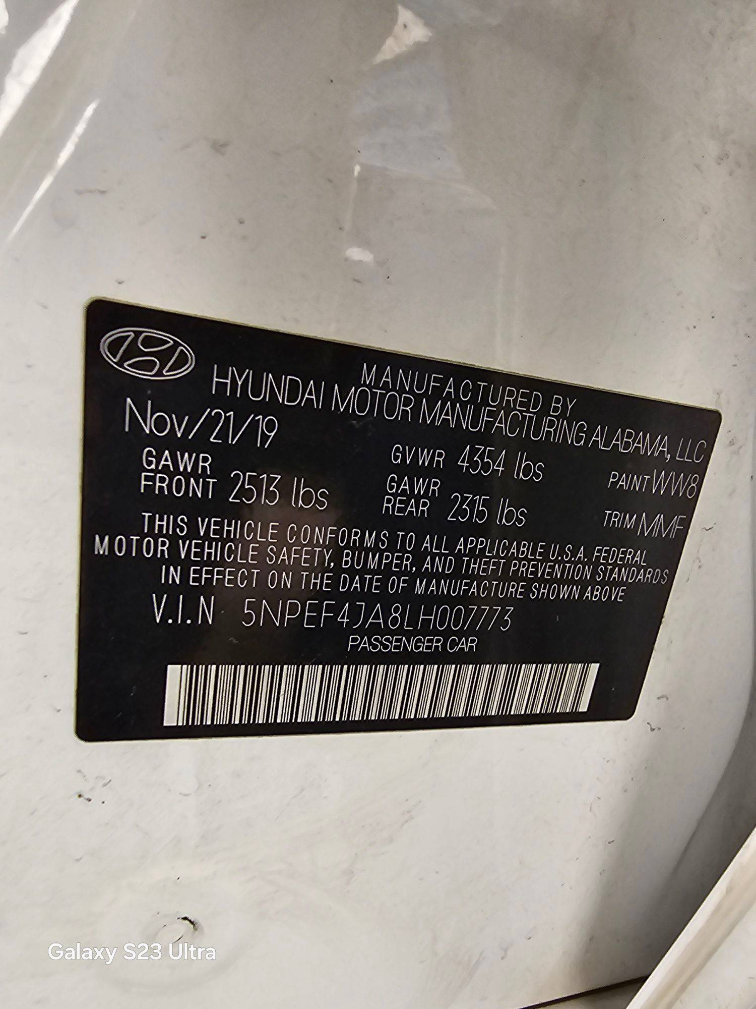 HYUNDAI SONATA 2020 - Marhaba Auction Used Cars - Image 9