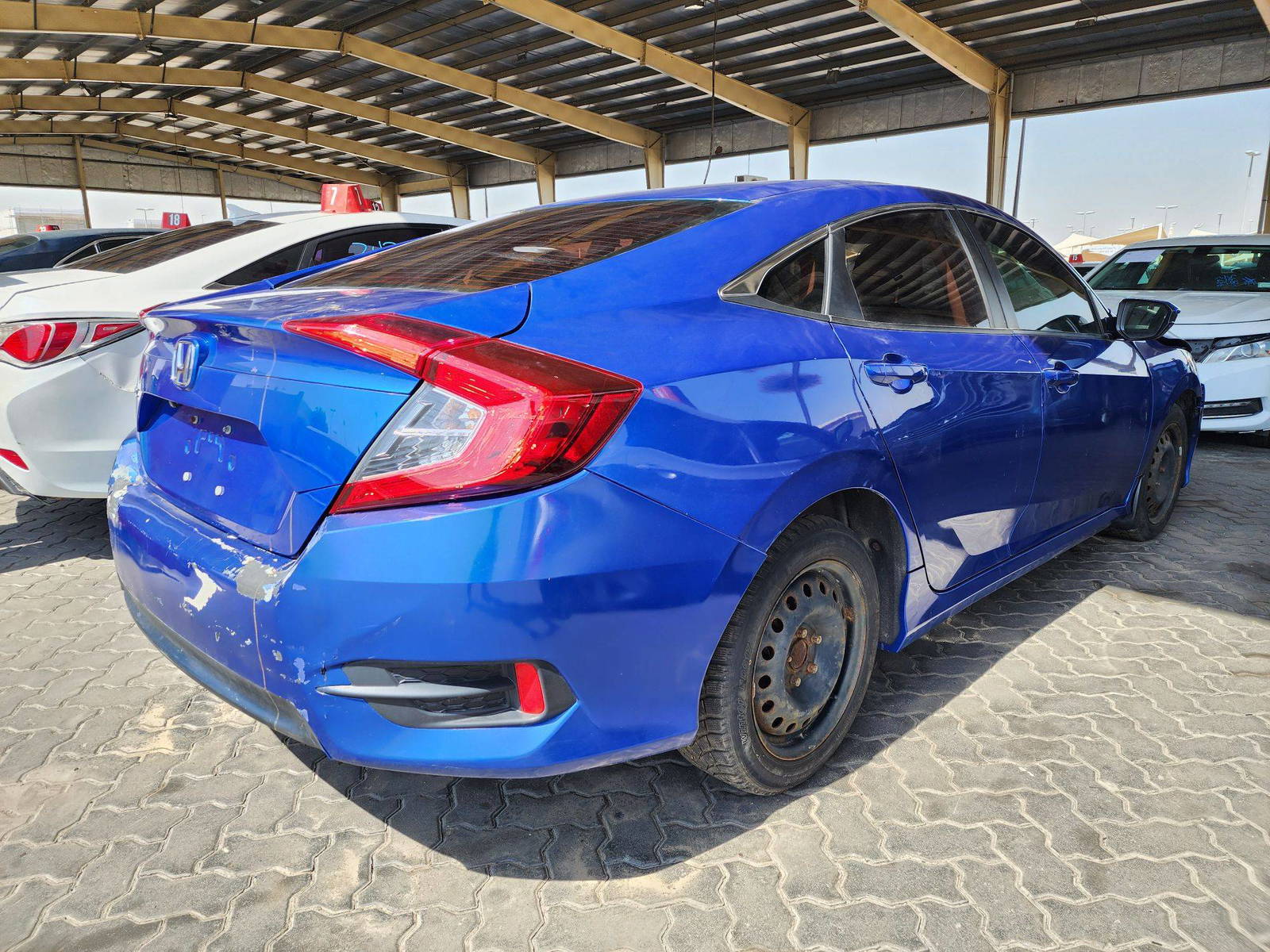 2019 HONDA CIVIC — 80950 KM — Lot KH002627 — Main - Marhaba Auctions Used Cars - Image 3