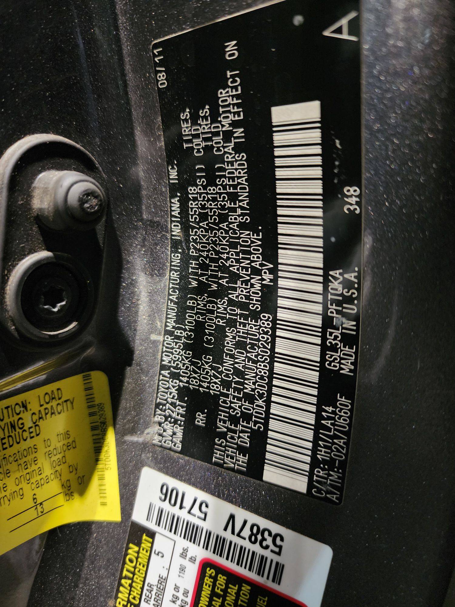 TOYOTA SIENNA 2011 - Marhaba Auction Used Cars - Image 8