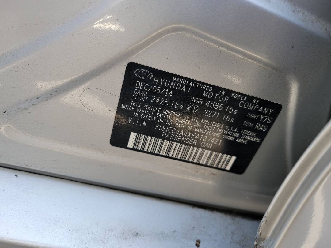 HYUNDAI SONATA 2015 - Marhaba Auction Used Cars - Image 9