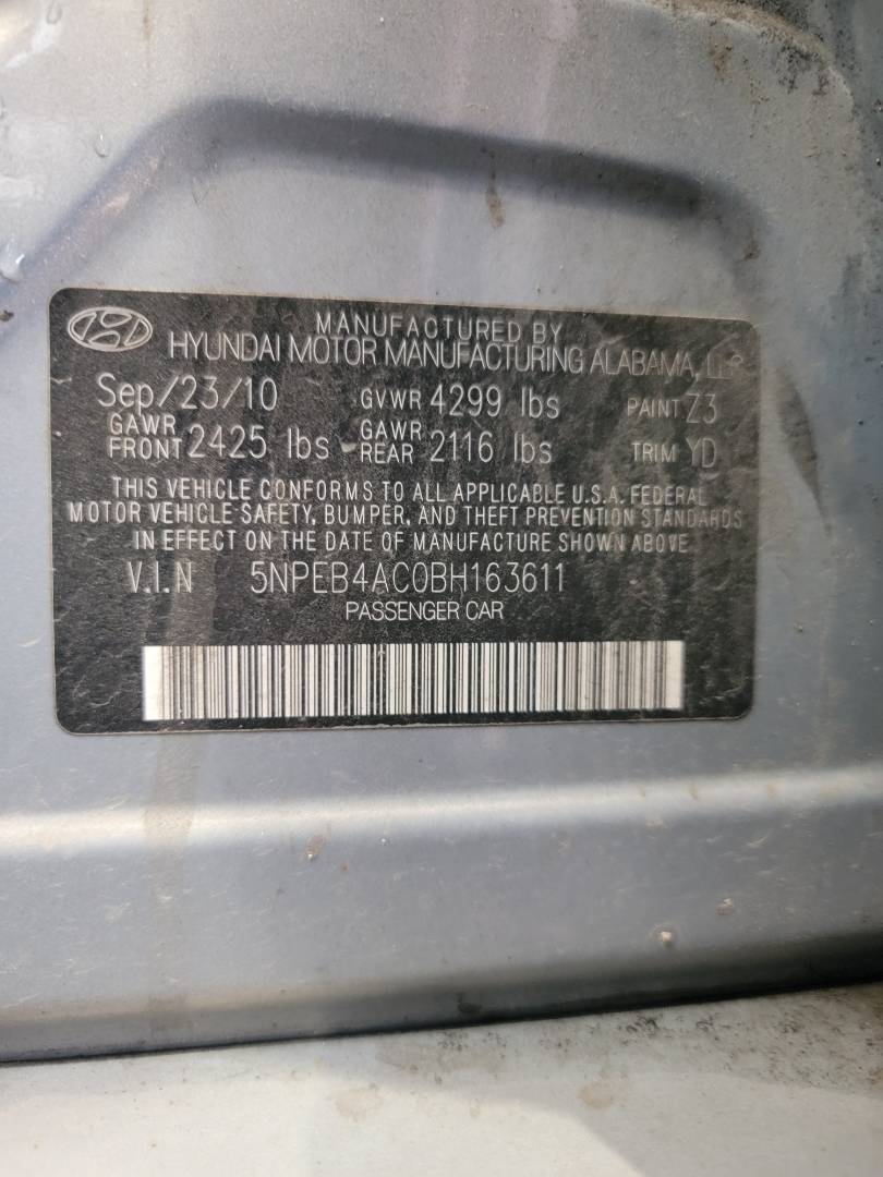 2011 HYUNDAI SONATA — 127985 Miles — Lot 82930833 - Marhaba Auctions Used Cars - Image 7