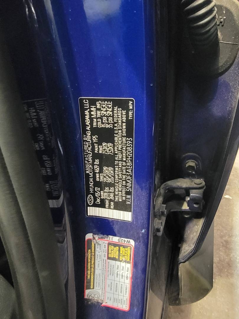 2023 HYUNDAI TUCSON — 16845 Miles — Lot PH208393 — Al Surrah - Marhaba Auctions Used Cars - Image 8