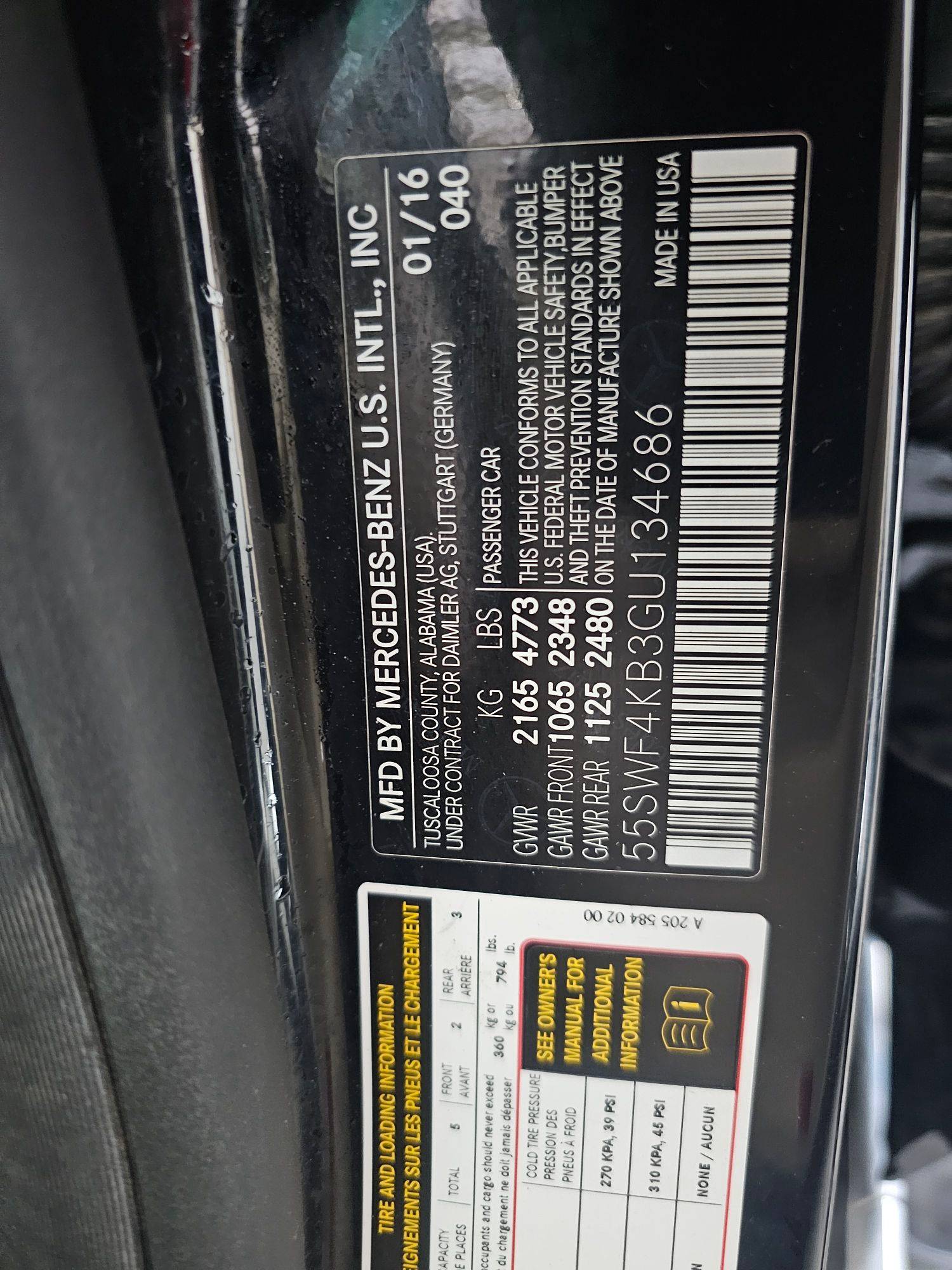 MERCEDES BENZ C300 2016 - Marhaba Auction Used Cars - Image 8