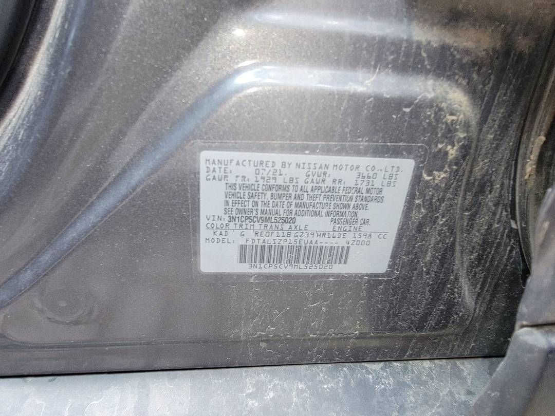 2021 NISSAN KICKS — 38284 Miles — Lot ML525020 - Marhaba Auctions Used Cars - Image 9