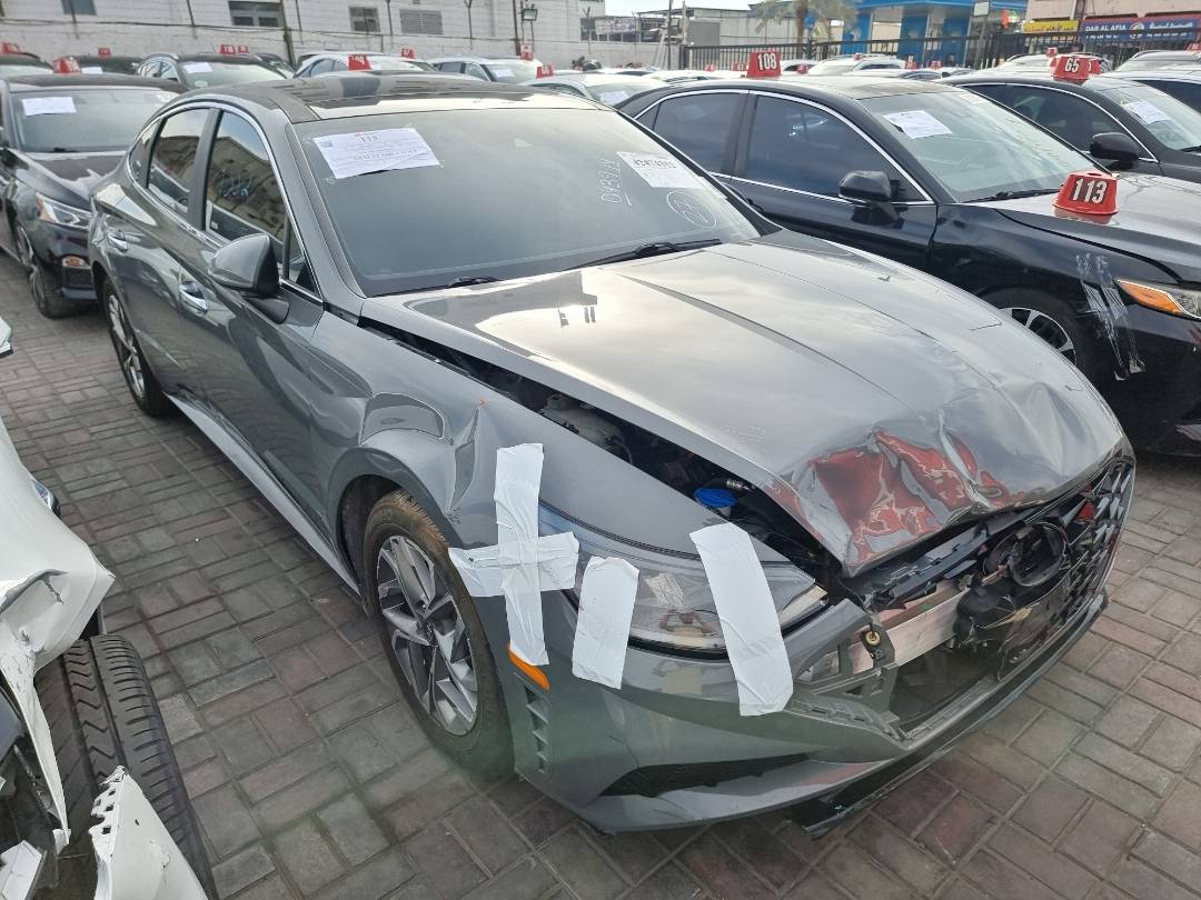 2020 HYUNDAI SONATA — 90689 Miles — Lot H043974 — Ind. 12 - Marhaba Auctions Used Cars - Image 3