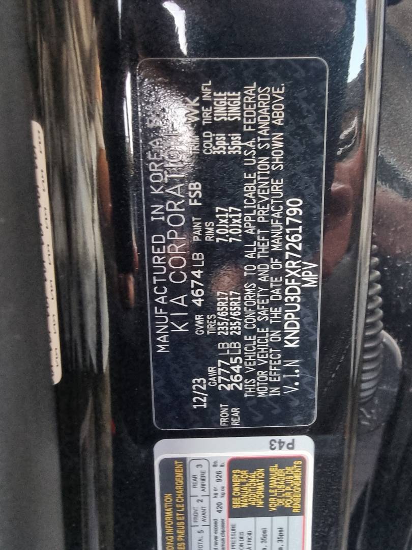 2024 KIA SPORTAGE — 40975 KM — Lot R7261790 — Ind. 12 - Marhaba Auctions Used Cars - Image 7