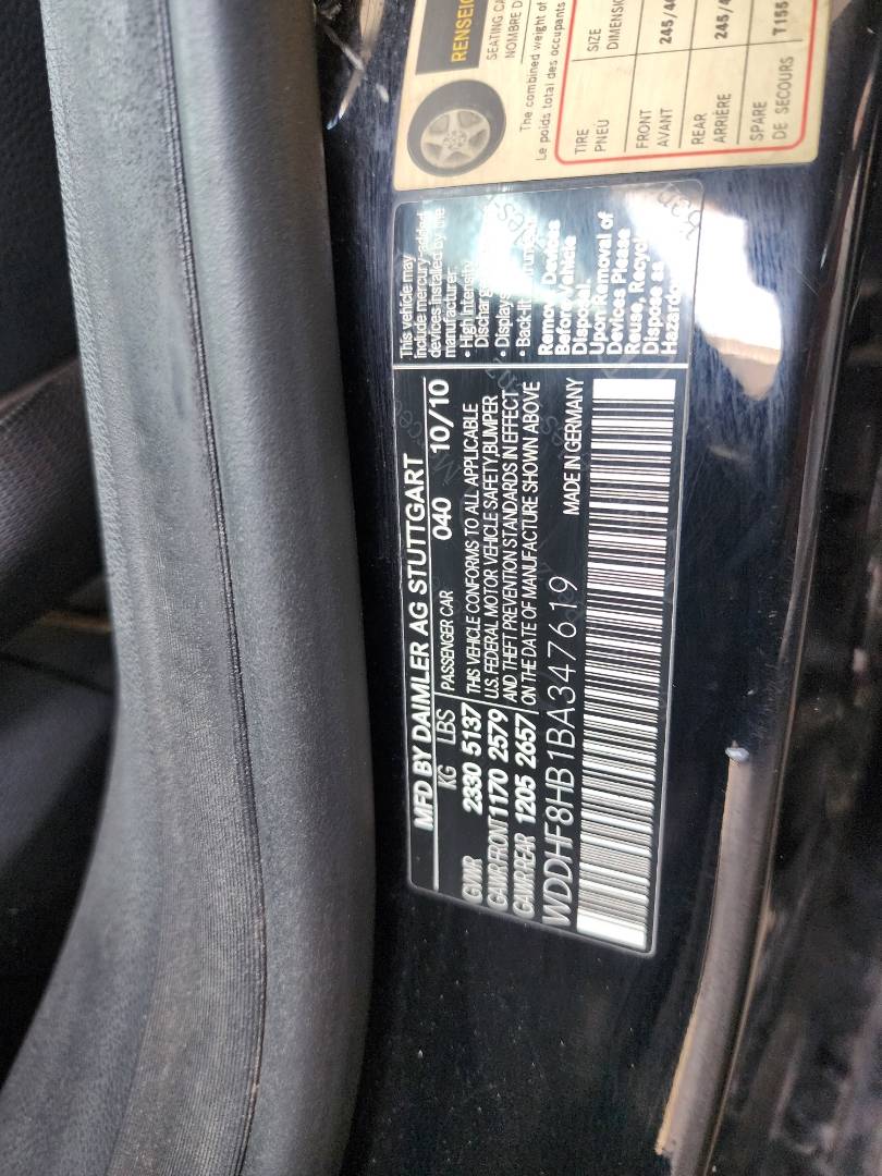 2011 MERCEDES BENZ E 350 — 171797 Miles — Lot 45938754 — Souq - Marhaba Auctions Used Cars - Image 11