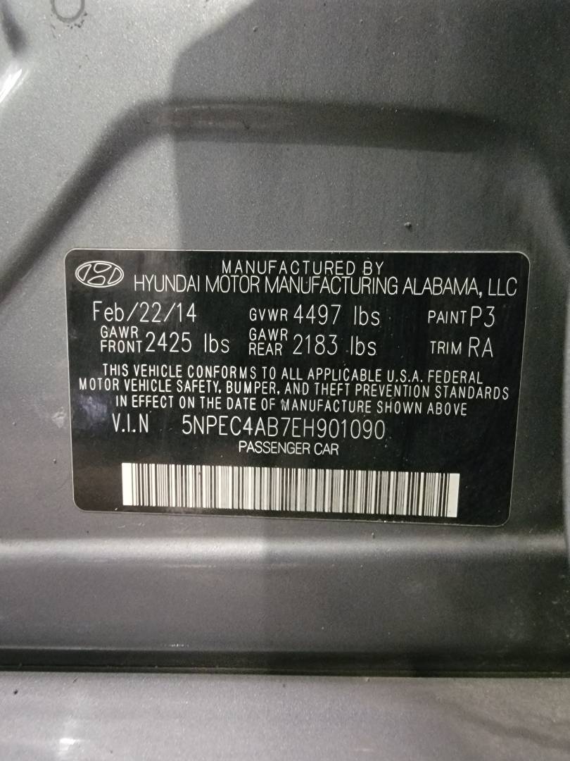 2014 HYUNDAI SONATA — 104989 Miles — Lot 65316804 — Main - Marhaba Auctions Used Cars - Image 10
