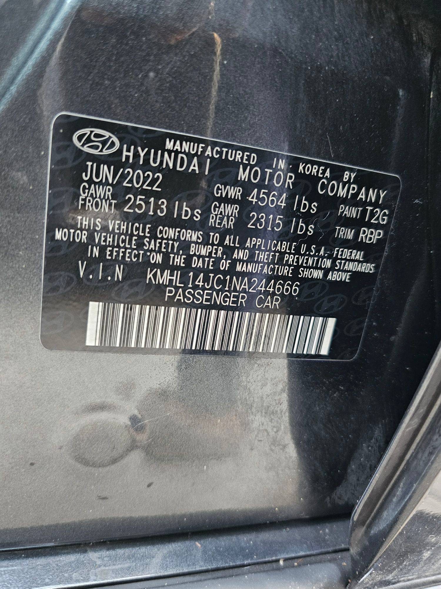 HYUNDAI SONATA 2022 - Marhaba Auction Used Cars - Image 10