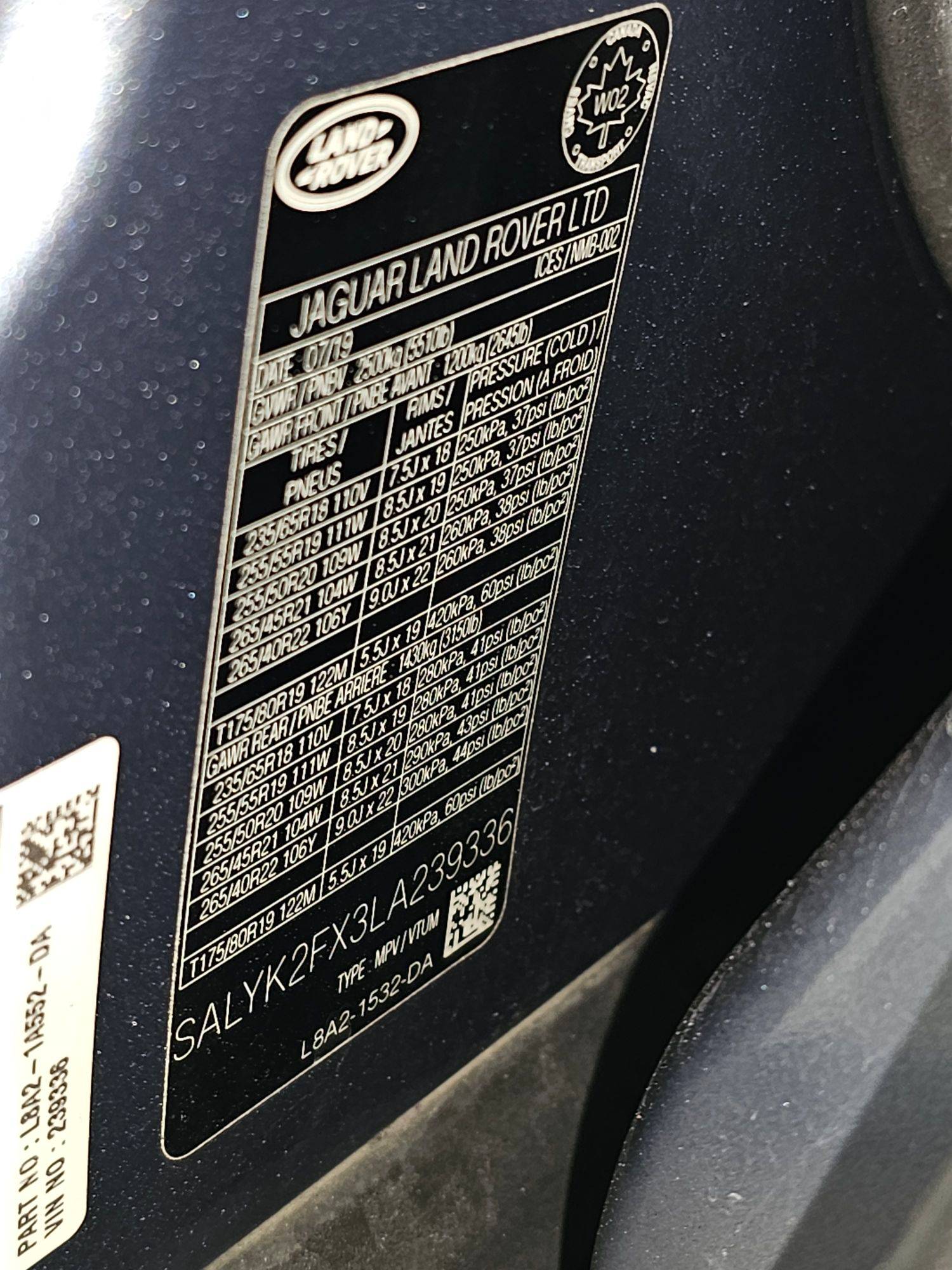 LAND ROVER RANGE ROVER VELAR R-DYNAMIC S 2020 - Marhaba Auction Used Cars - Image 10